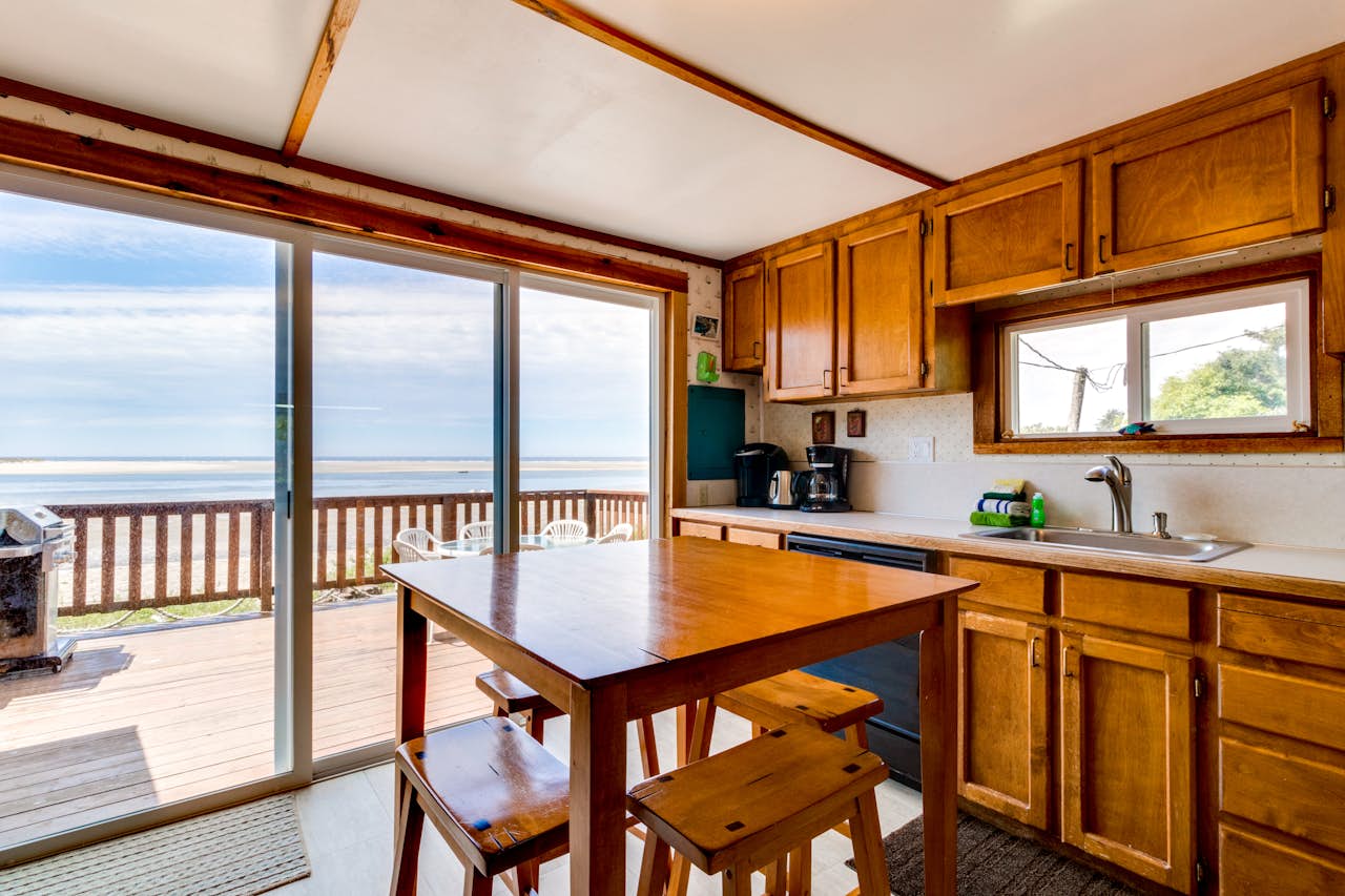 Happy Camp Beachfront Cabin 2 BD Vacation Rental in Netarts, OR Vacasa