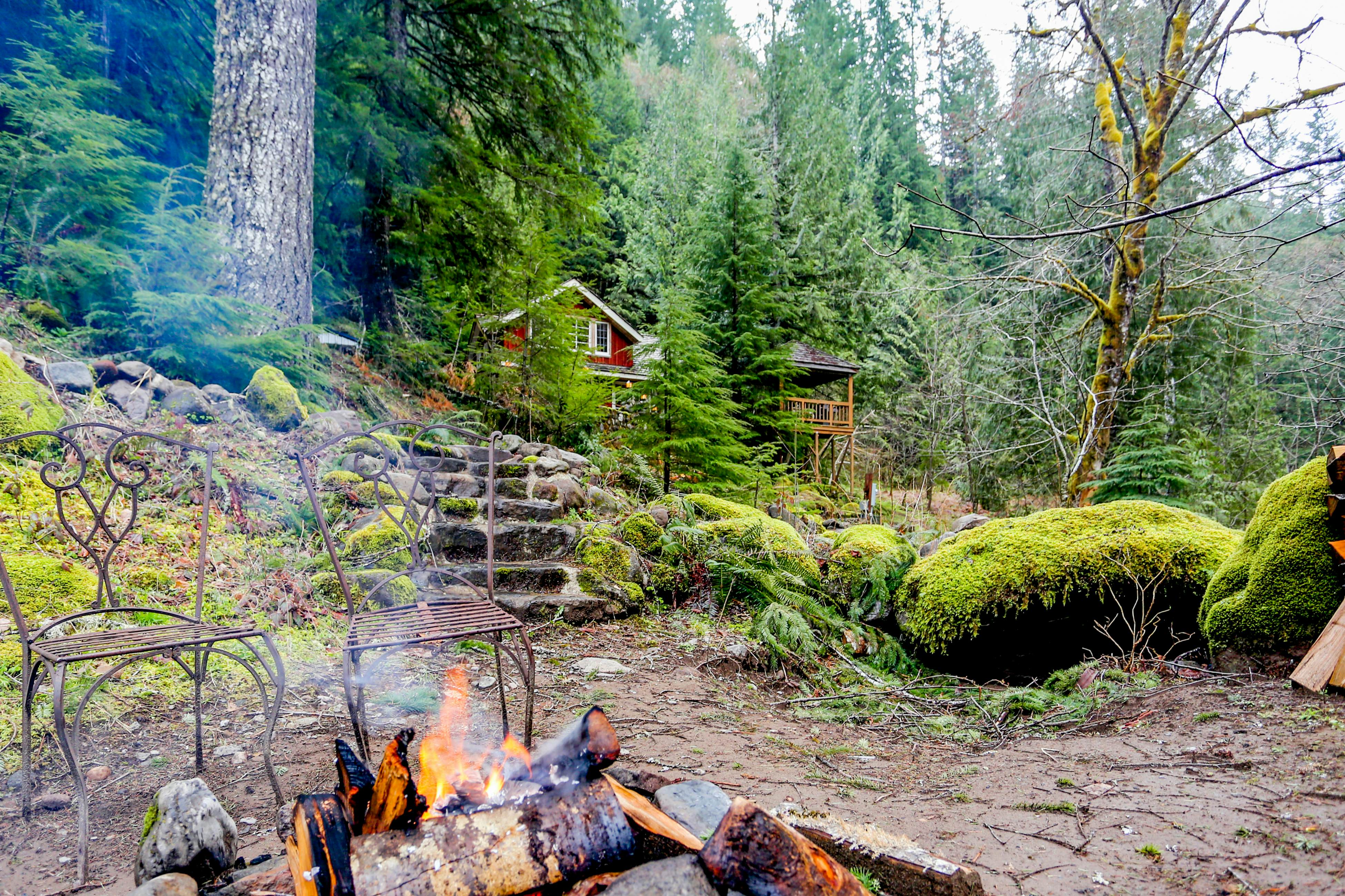 Swedish Stuga Vacation Rental 2 BD Rhododendron, OR Vacation Rental