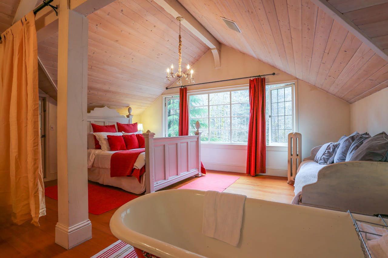 Swedish Stuga Vacation Rental 2 BD Vacation Rental in Rhododendron