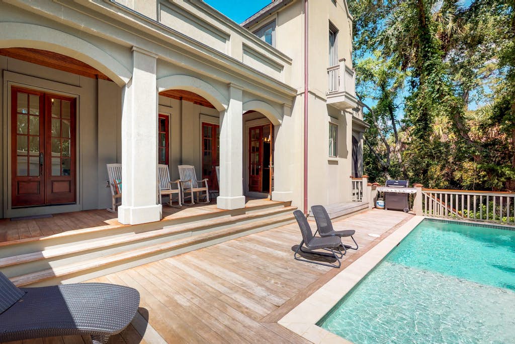 Multi-level home with private pool, lanai & enclosed deck - beach nearby — Kiawah Island, SC — vacation rental