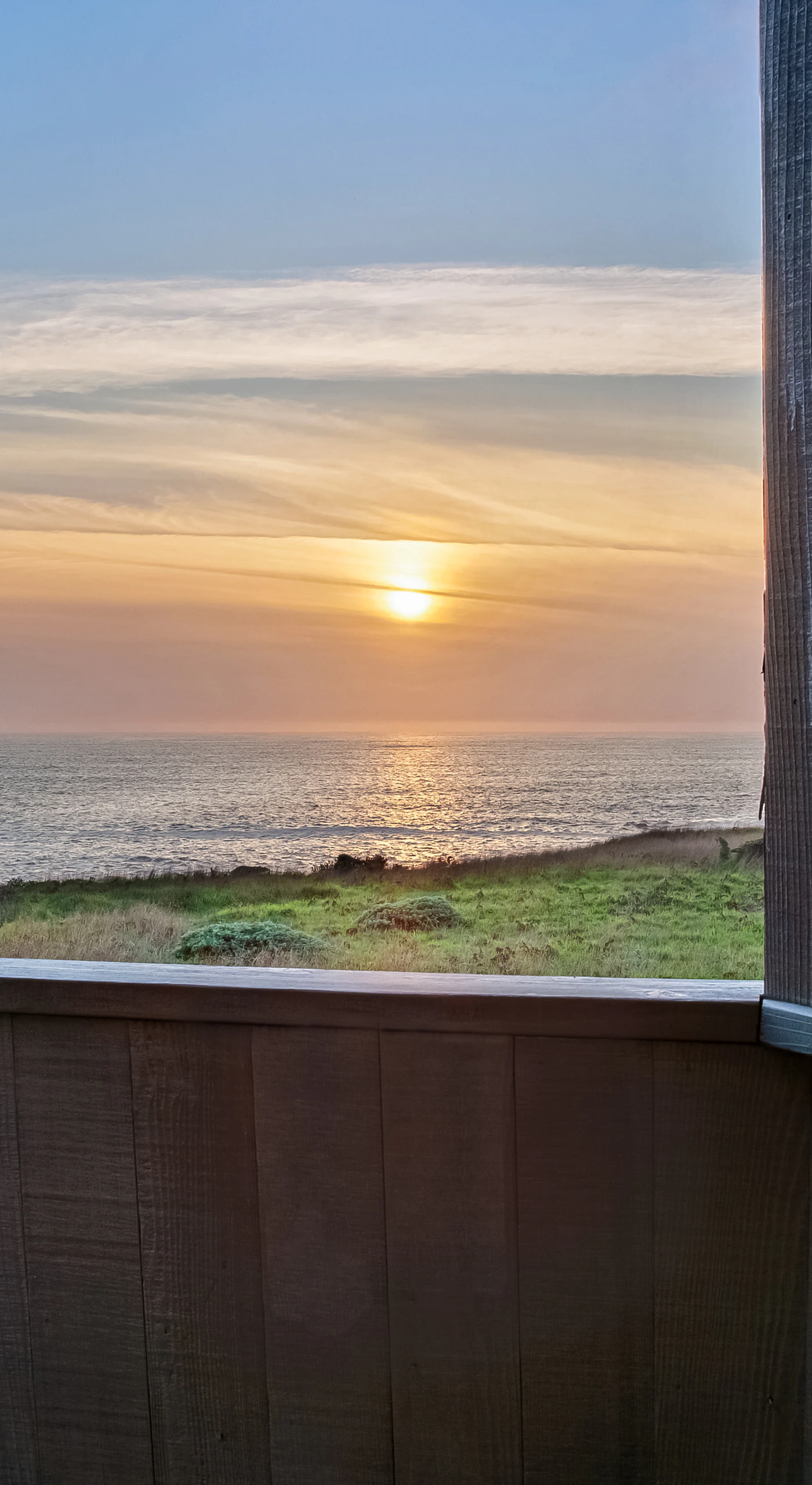 Breathe in the fresh ocean air as you soak in the sweeping views from your deck, a perfect spot for sunset reflections.