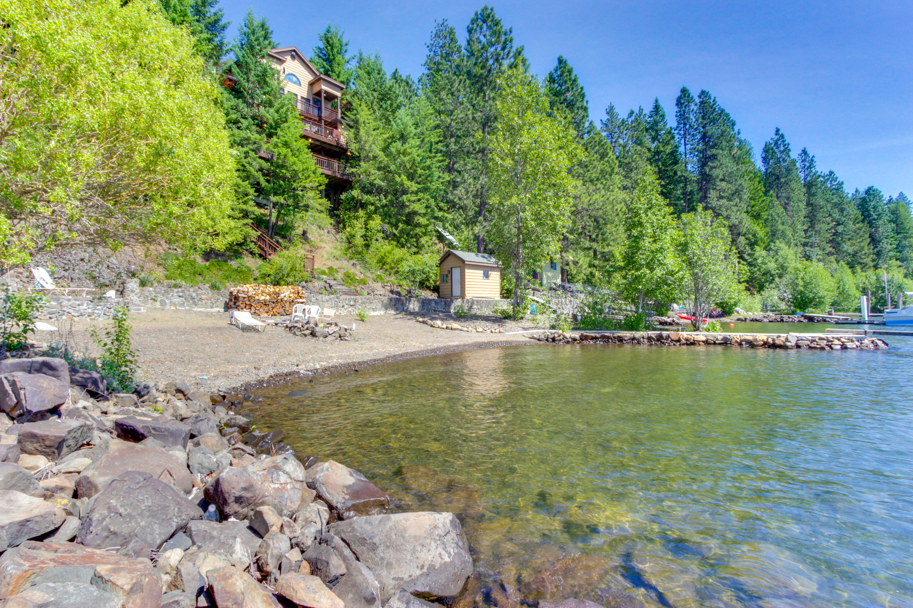 Lake Coeur D Alene Vacation Rentals Cabin Rentals Vacasa