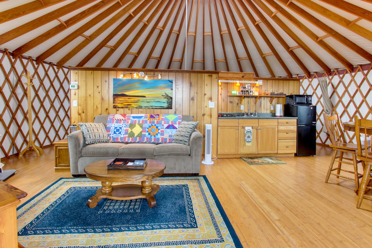 Yurt on the Bay 1 BD Vacation Rental in Bay City, OR Vacasa