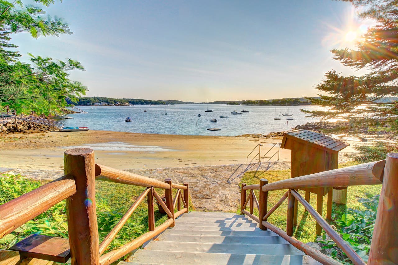 Sebenoa Retreat at Sprucewold 2 BD Vacation Rental in Boothbay Harbor