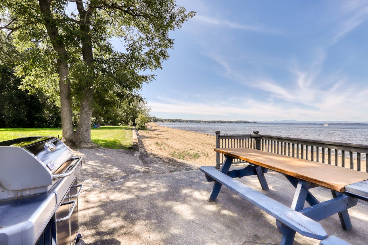 Thayer Beach Front Home 3 BD Vacation Rental in Colchester, VT Vacasa