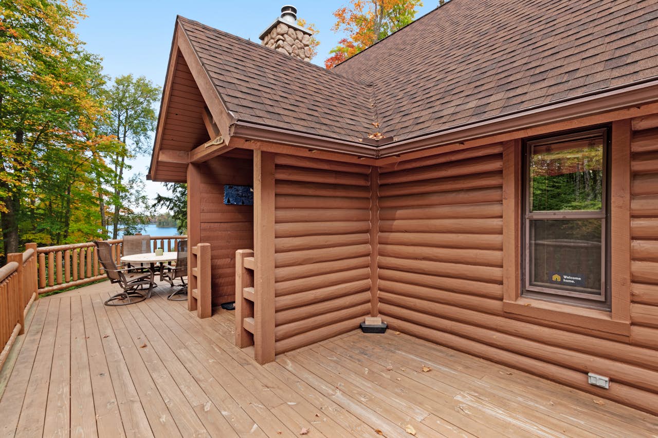 Annabelle Log Home 1 BD Vacation Rental in Presque Isle, WI Vacasa