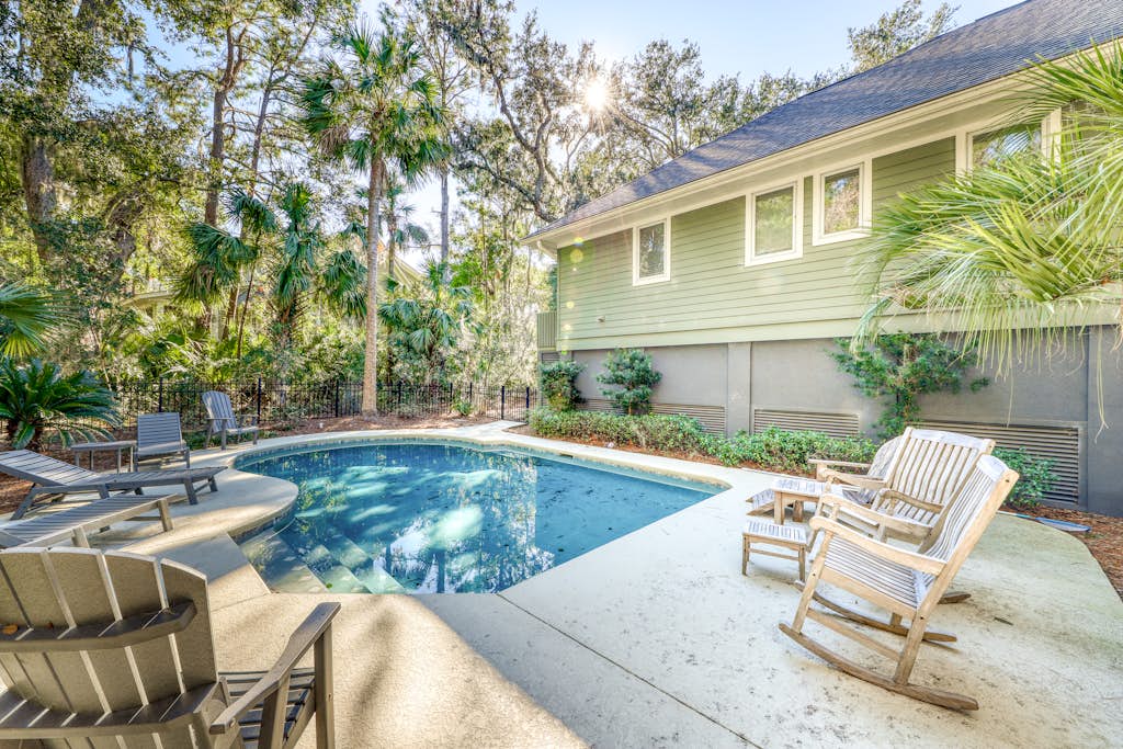 Woodsy Home with Peaceful Surroundings & Pool Near Golf & Tennis — Kiawah Island, SC — vacation rental