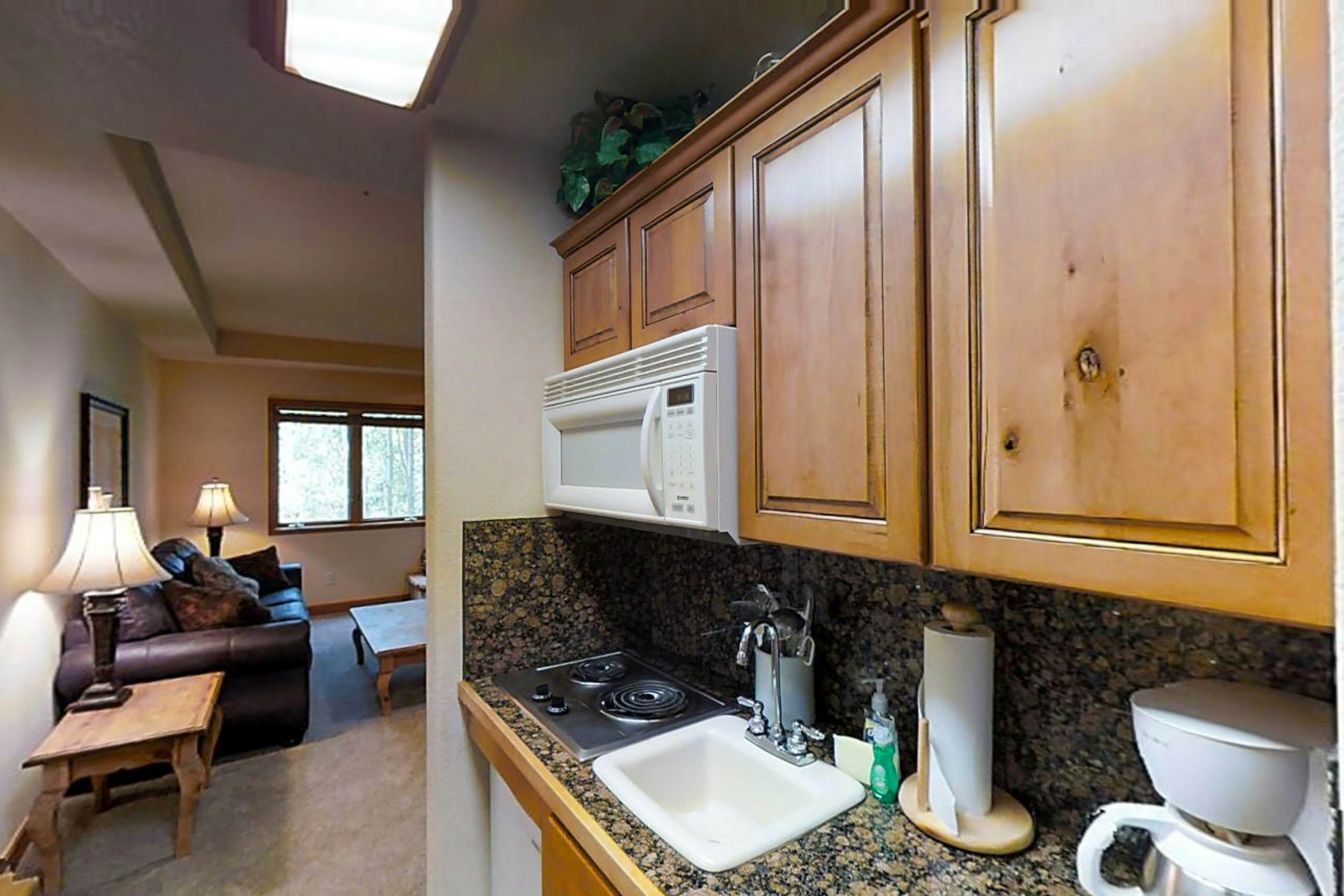 Romance at Riverbends' Snowflake Lift Studio Space with 1 and a half bathrooms