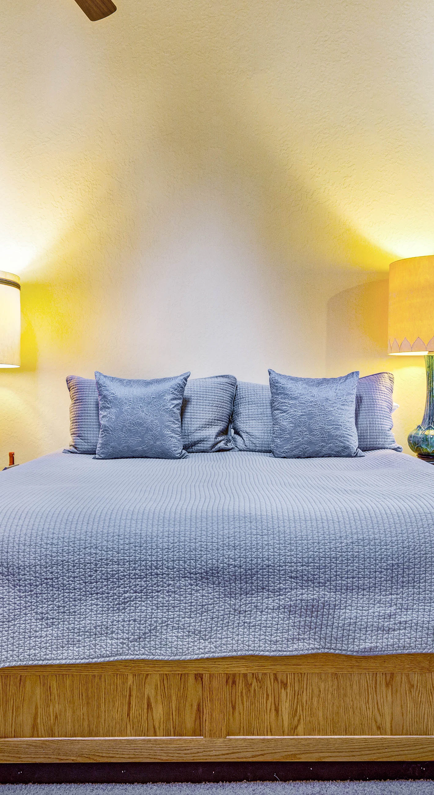 Find your peace in the master suite, where a cozy ambiance and beautiful decor invite relaxation and rejuvenation.