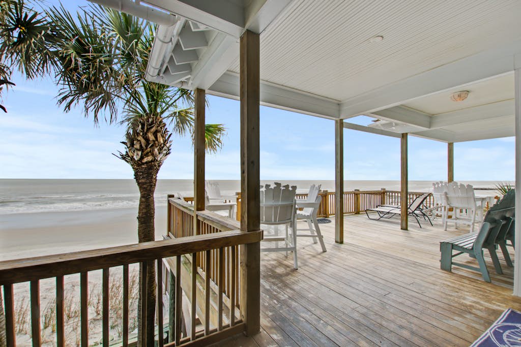 Luxury, Dog-Friendly, Oceanfront Home on Folly Beach — Folly Beach, SC — vacation rental