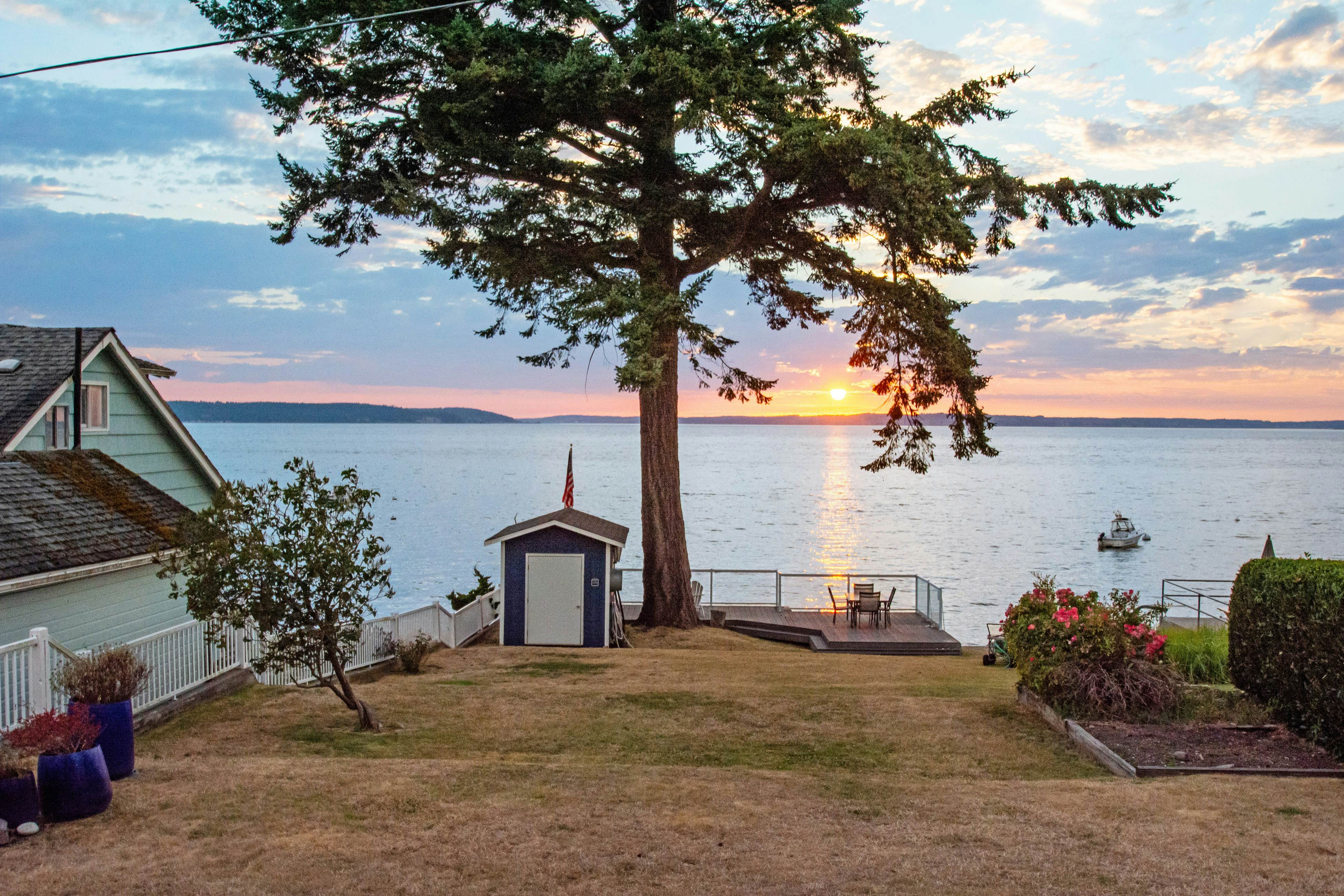 Madrona Beach House 3 BD Camano Island, WA Vacation Rental Vacasa