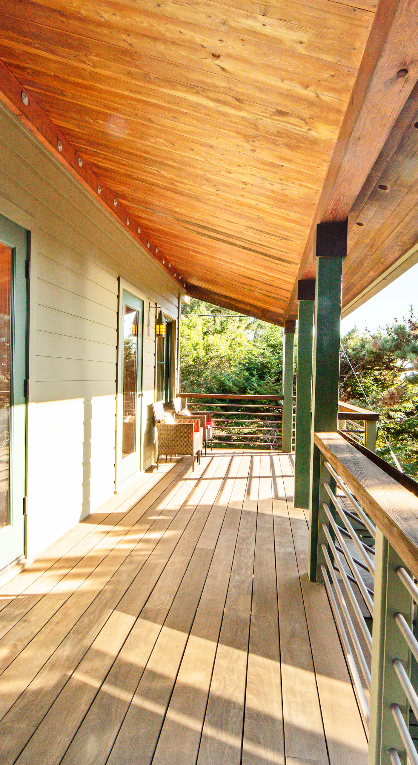 Step out onto the expansive deck, where you can savor ocean views and bask in the gentle coastal breeze while enjoying your morning coffee.