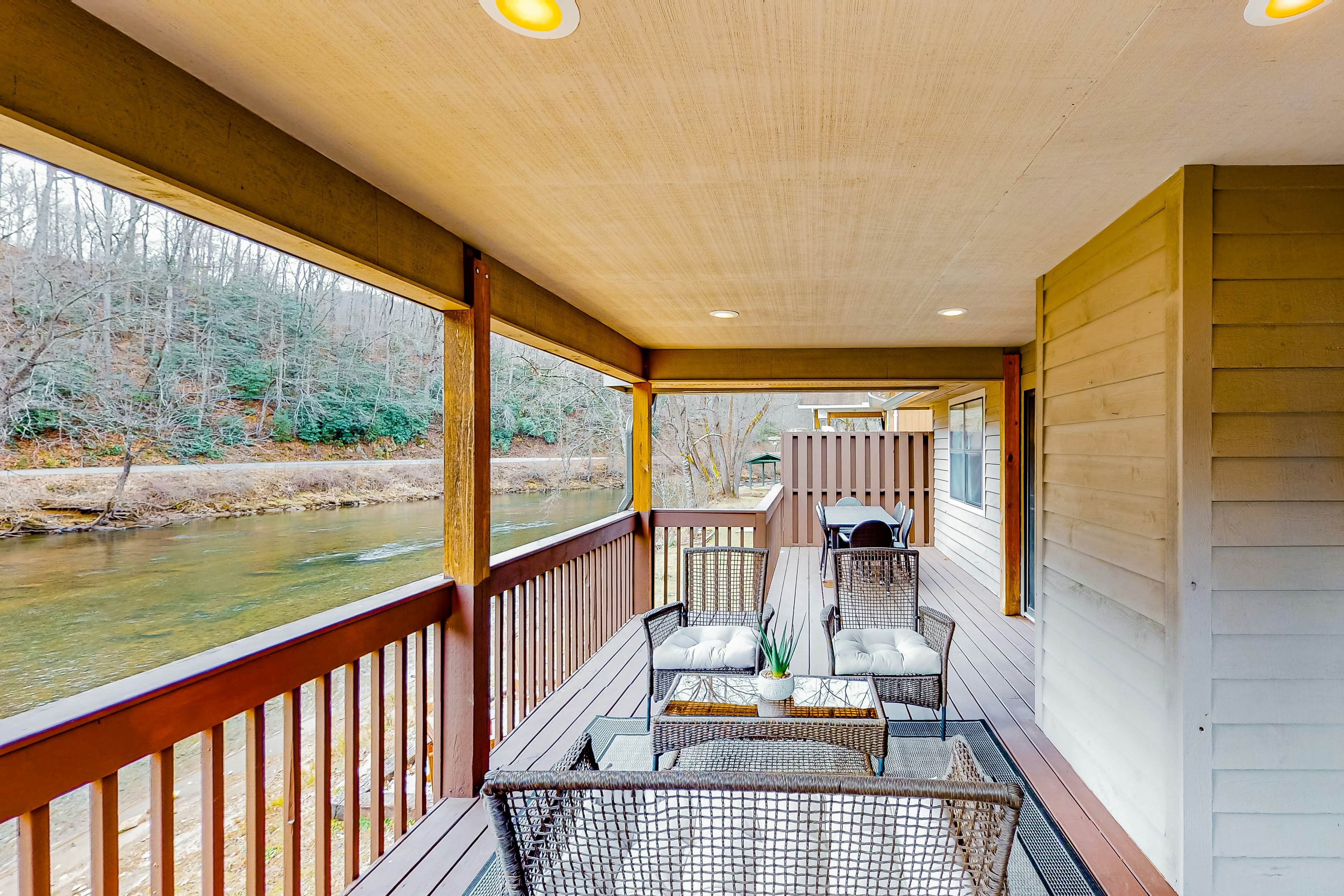 Reel Riverside Retreat 2 BD Sylva, NC Vacation Rental Vacasa