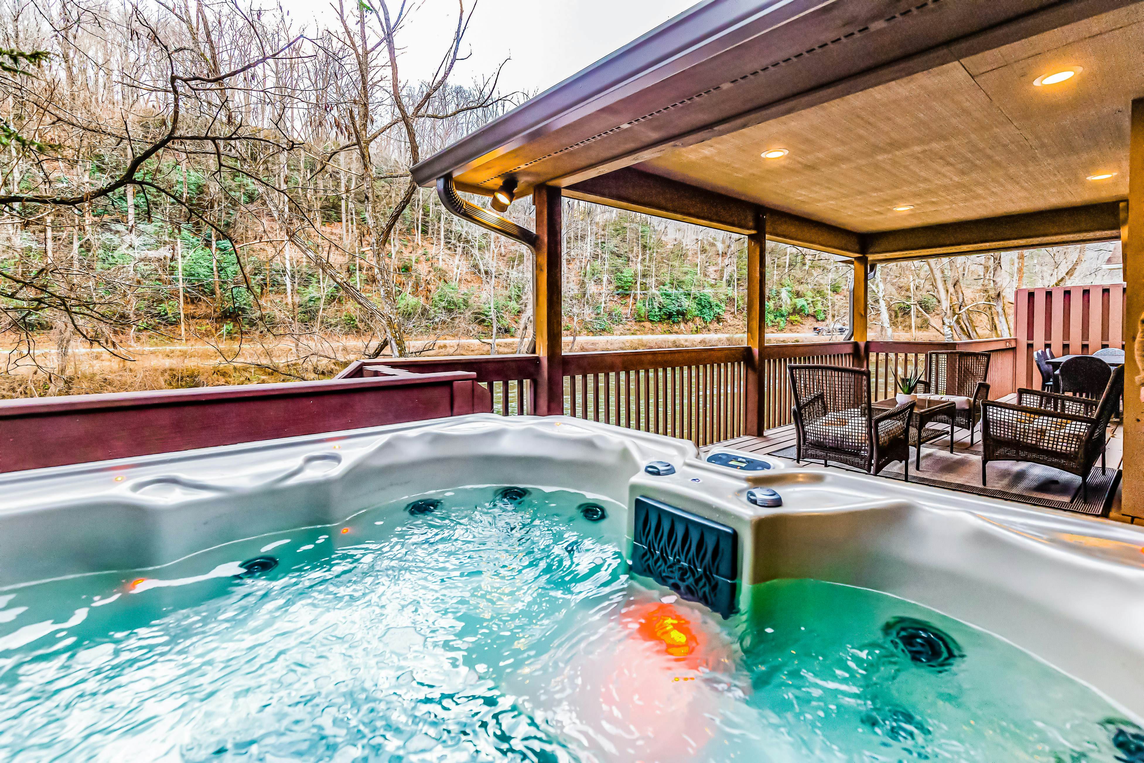 Reel Riverside Retreat 2 BD Sylva, NC Vacation Rental Vacasa