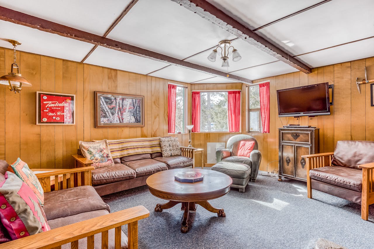 The Wilcox Cabin 3 BD Vacation Rental in Government Camp, OR Vacasa