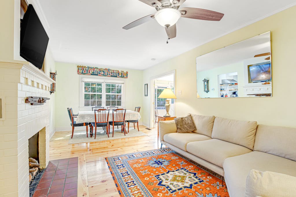 One Block to the Beach Cute Home w/ Deck, Garden Patio, Central AC & WiFi — Folly Beach, SC — vacation rental