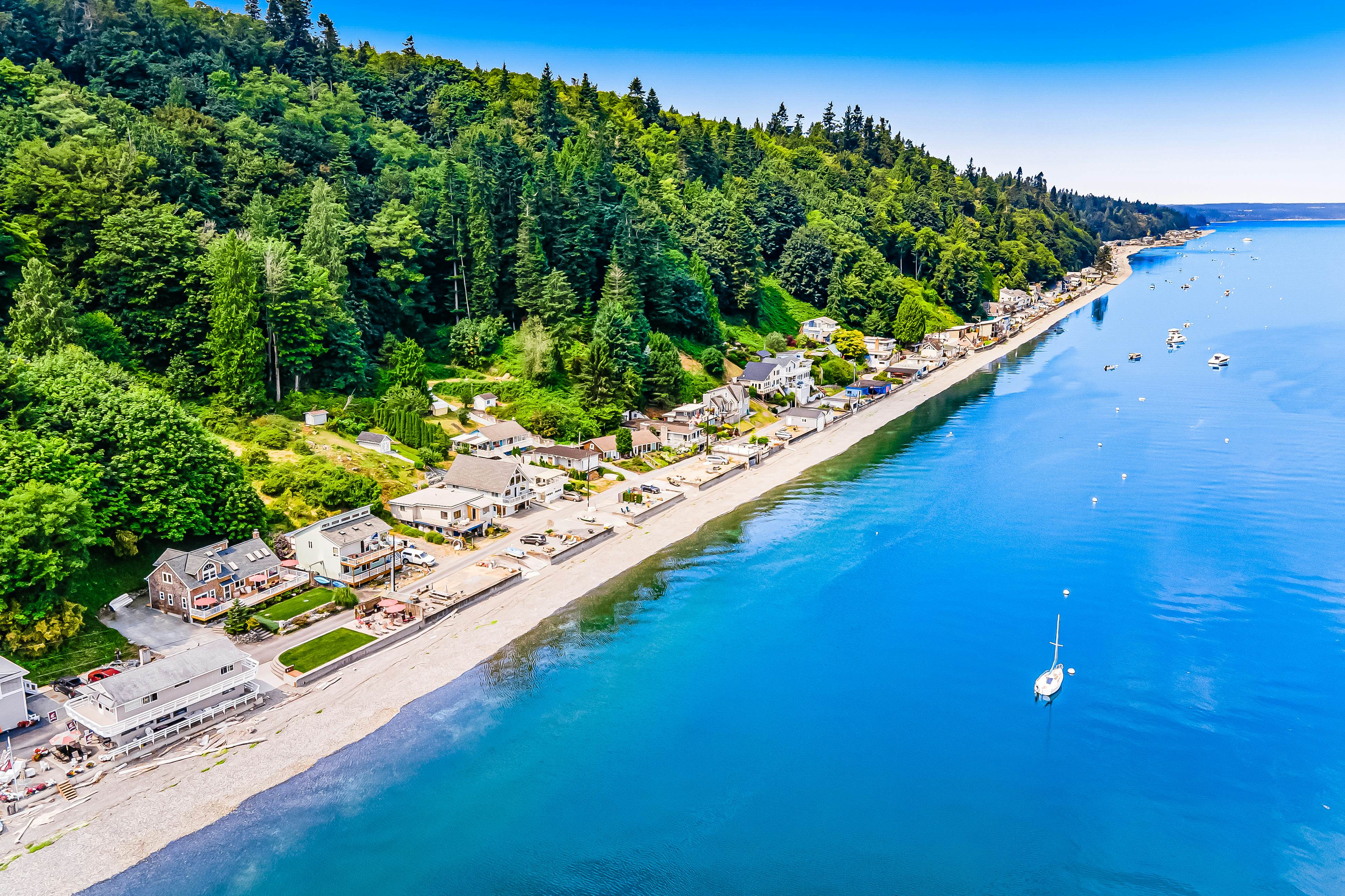 The Tyee Beach Blue Heron 3 BD Camano Island, WA Vacation Rental Vacasa