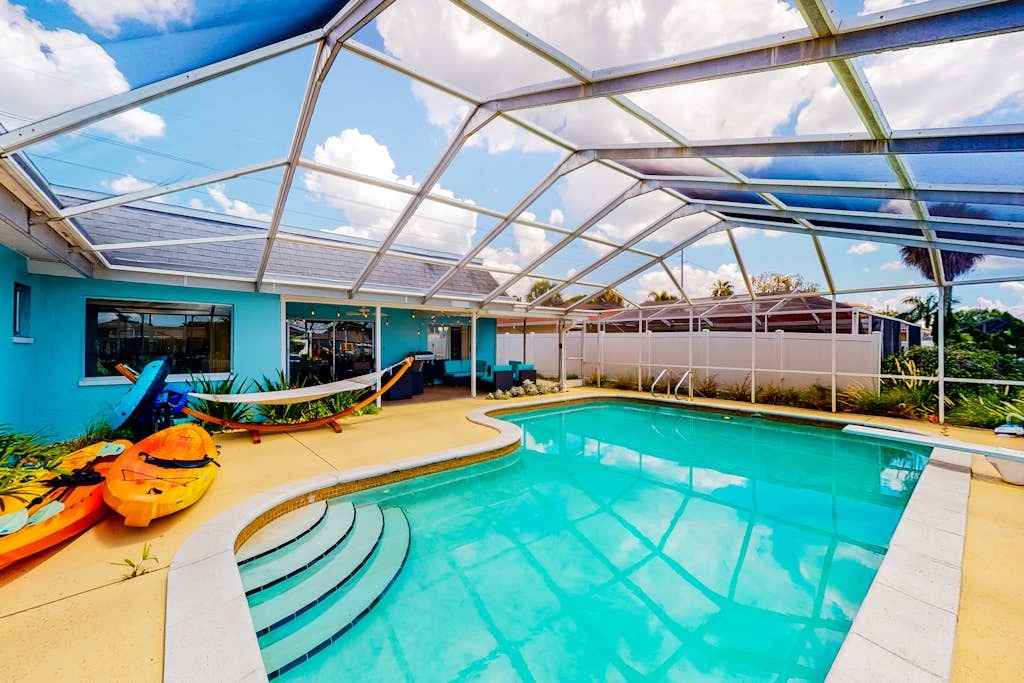 Dog friendly house with water view dock and beach access snowbirds welcome — Tampa, FL — vacation rental