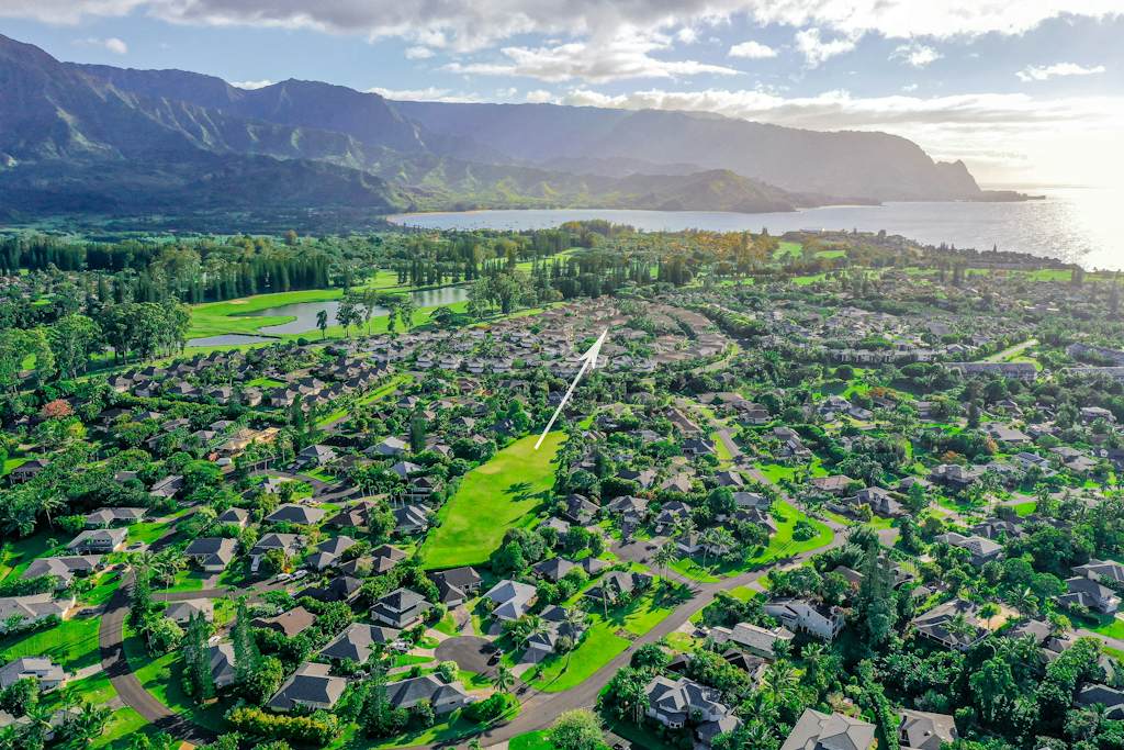 Aerial view Nihilani Resort
