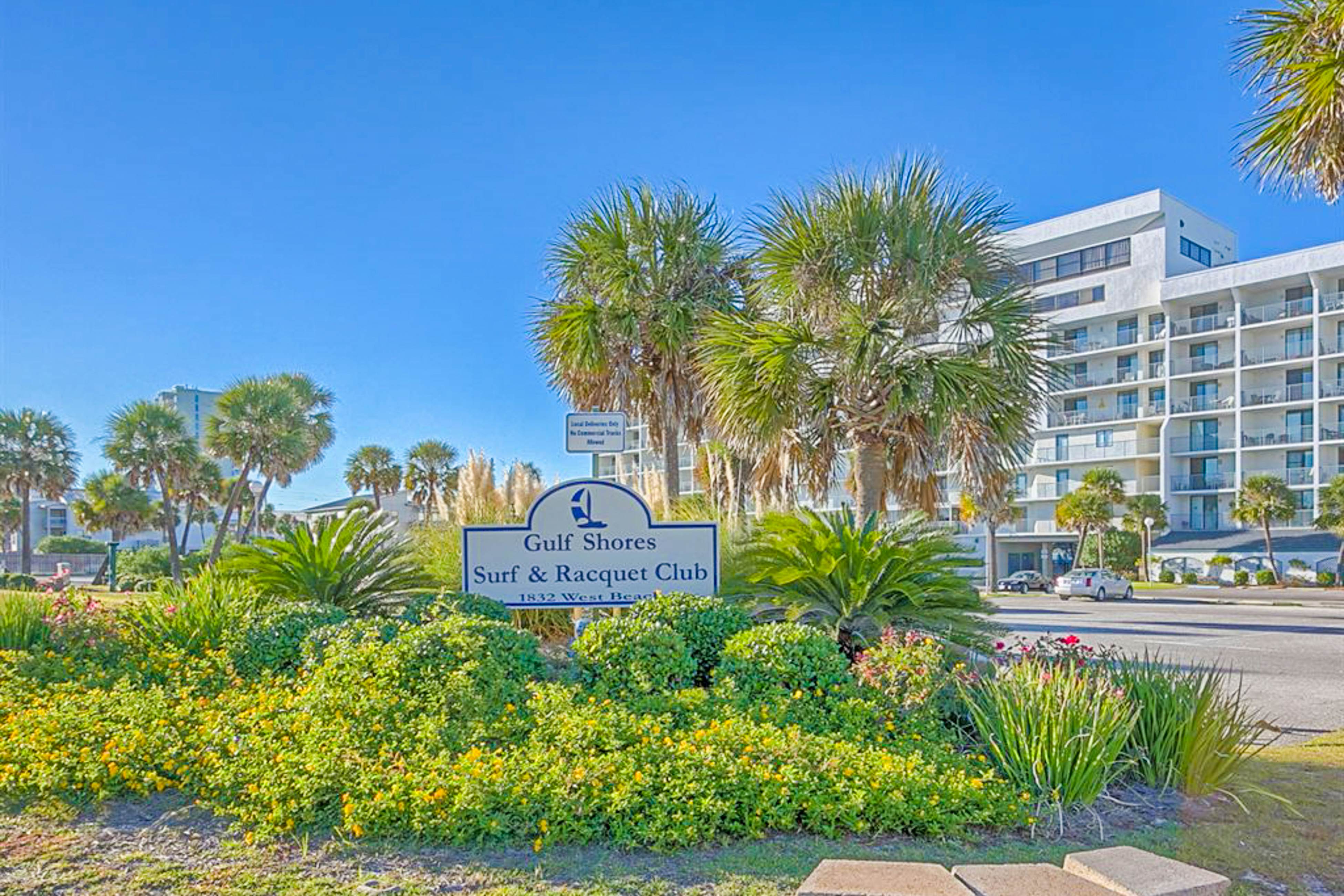 Gulf Shores Surf & Racquet Club 406B