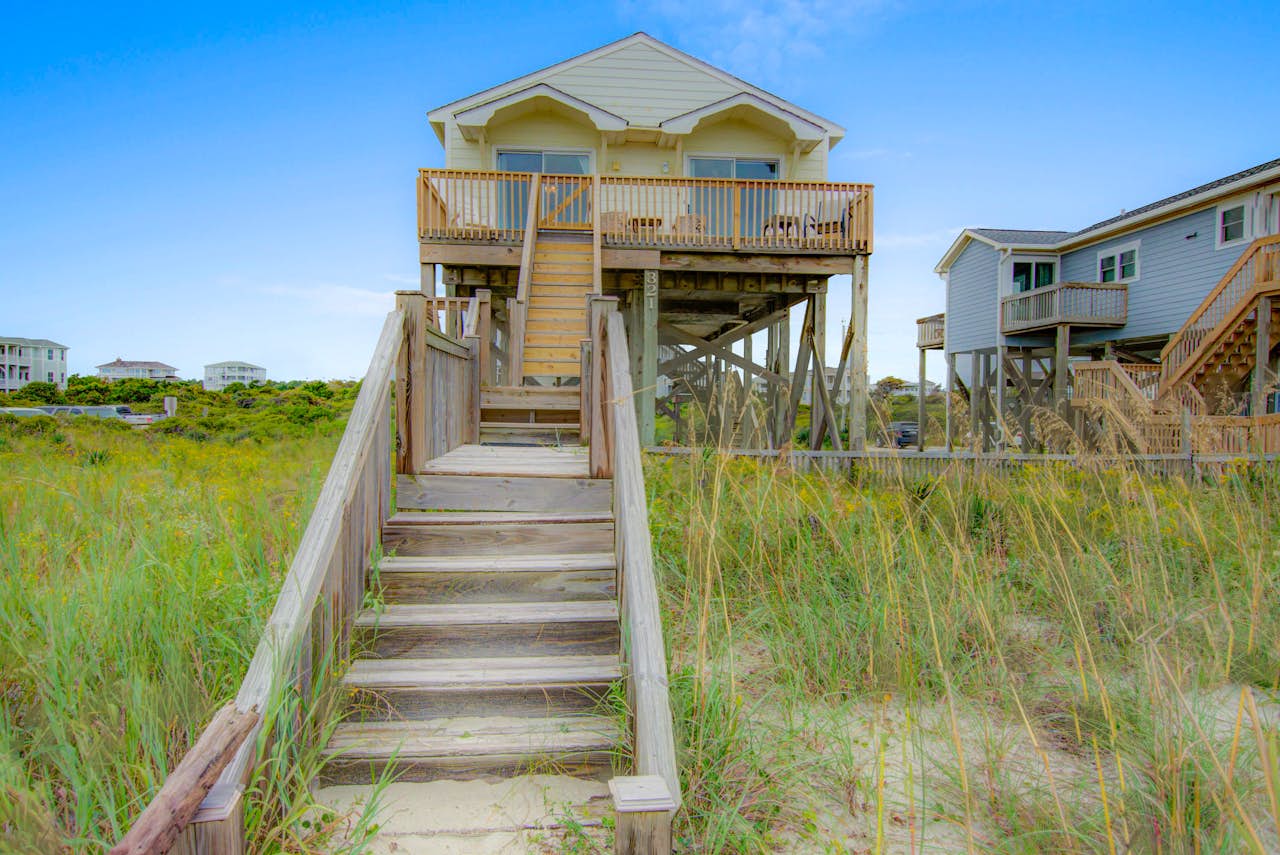 1 Anchors Away Oceanfront 3 BD Holden Beach, NC Vacation Rental Vacasa