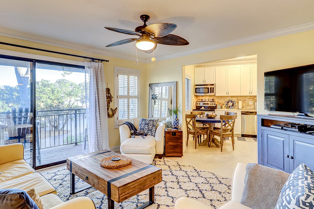 Condo Steps from Ocean with WiFi, Partial Beach Views, Heated Pool/Grills — Hilton Head, SC — vacation rental