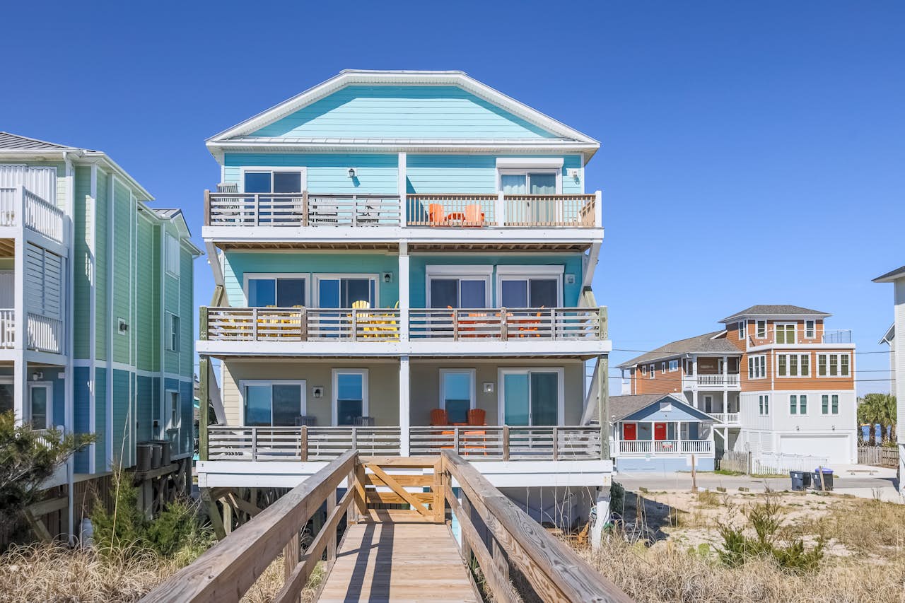 The Herons Hideaway (Oceanfront) 5 BD Carolina Beach, NC Vacation