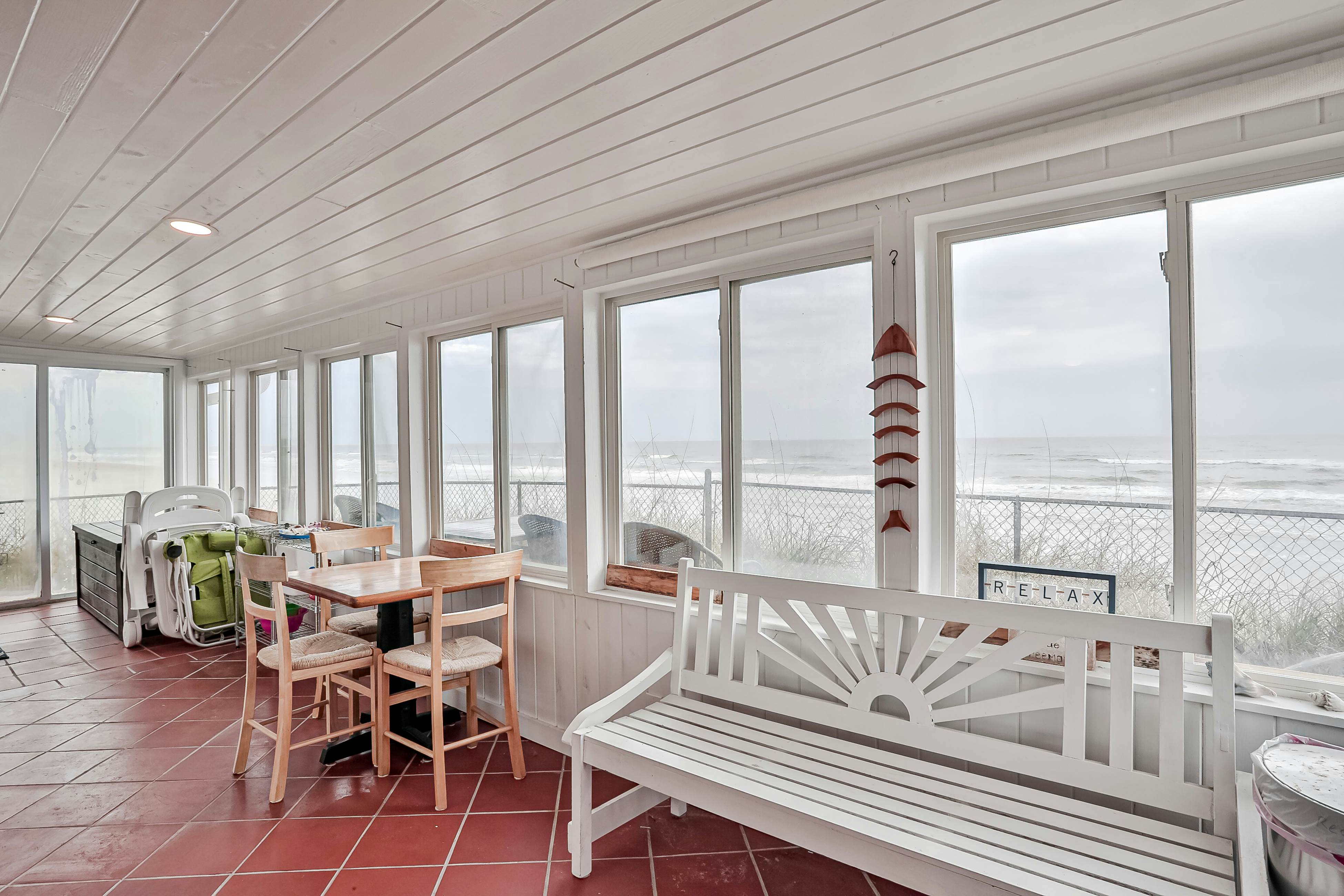 Oceanfront Vilano Beach Home 3 BD St. Augustine, FL Vacation Rental Vacasa