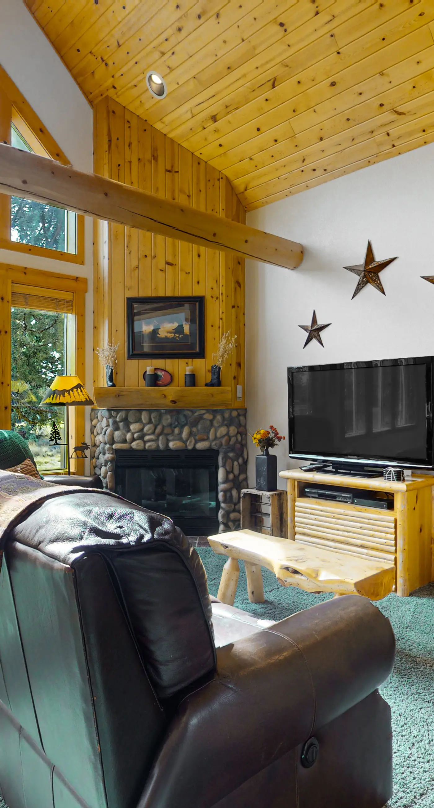 Cinnamon Teal Chalet