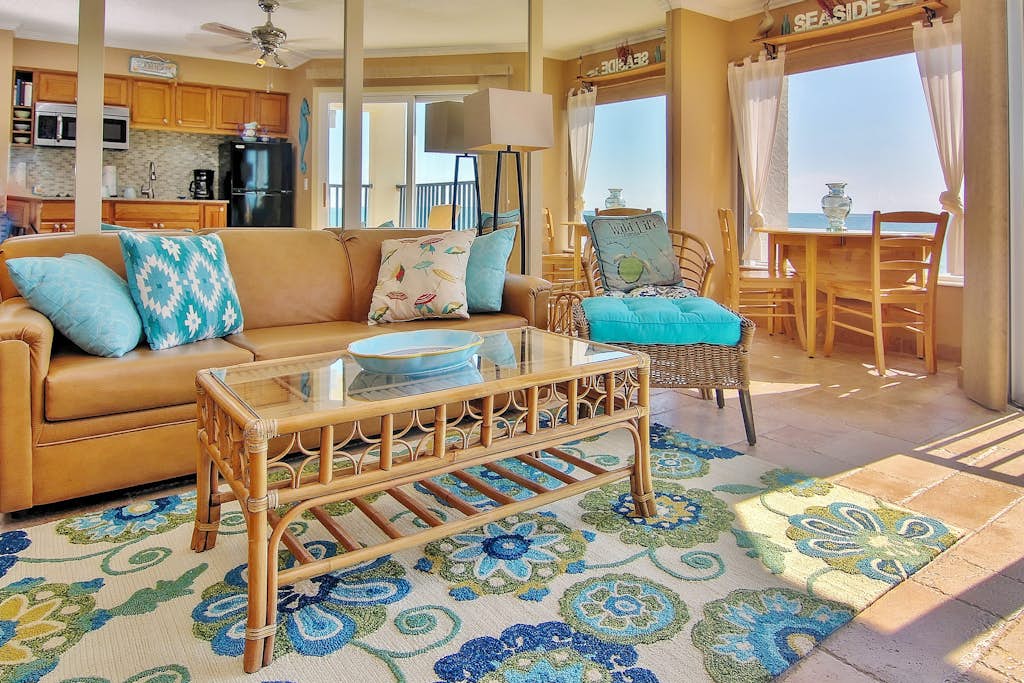 Gulf front condo with pool amazing views and central AC dog friendly — Belleair Beach, FL — vacation rental