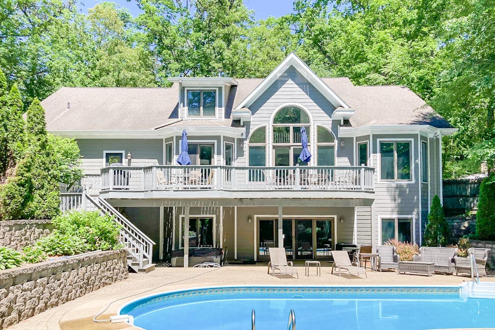 Creekside Retreat Pool House 6 BD New Buffalo, MI Vacation Rental Vacasa