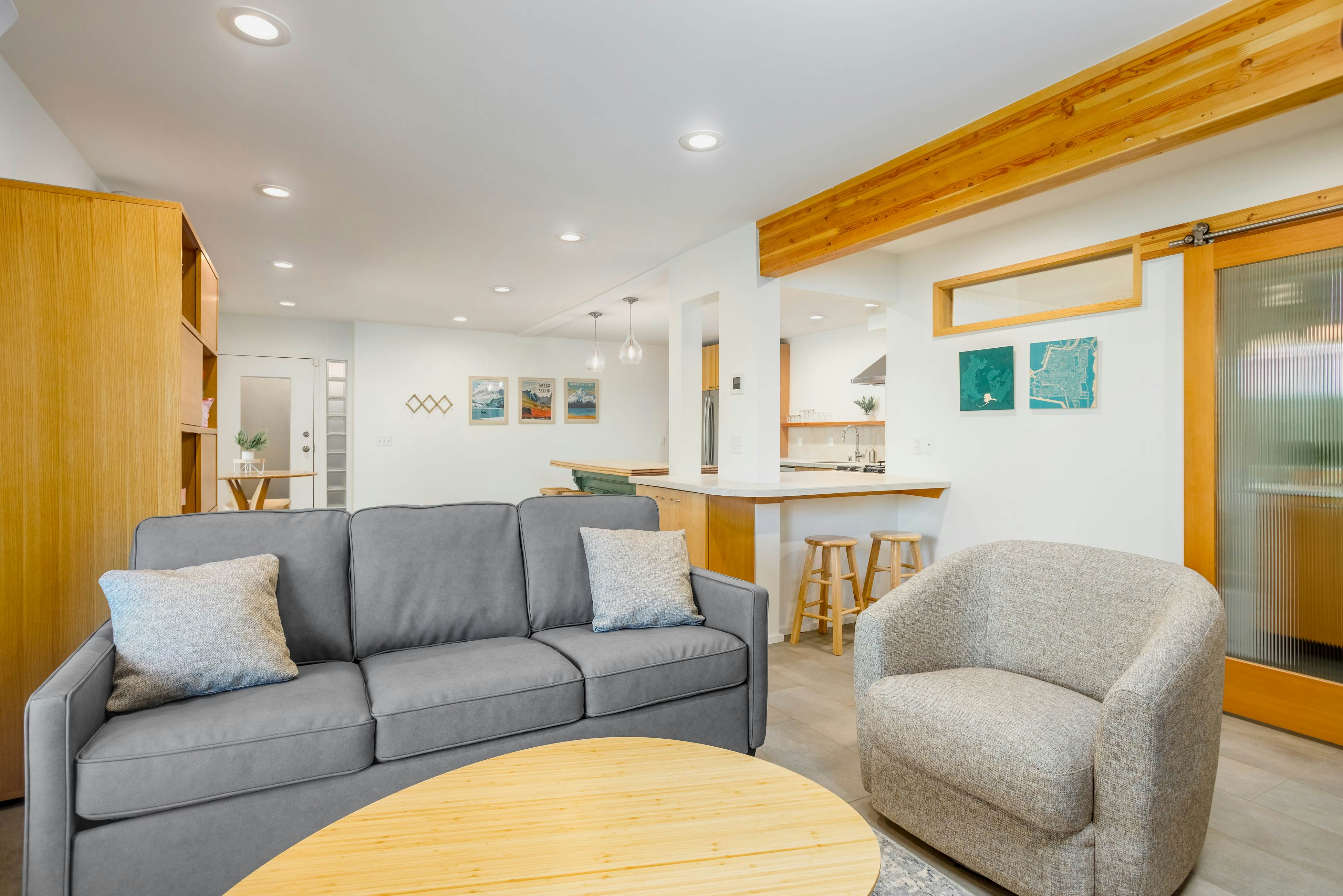 Downtown Contemporary Coastal Oasis