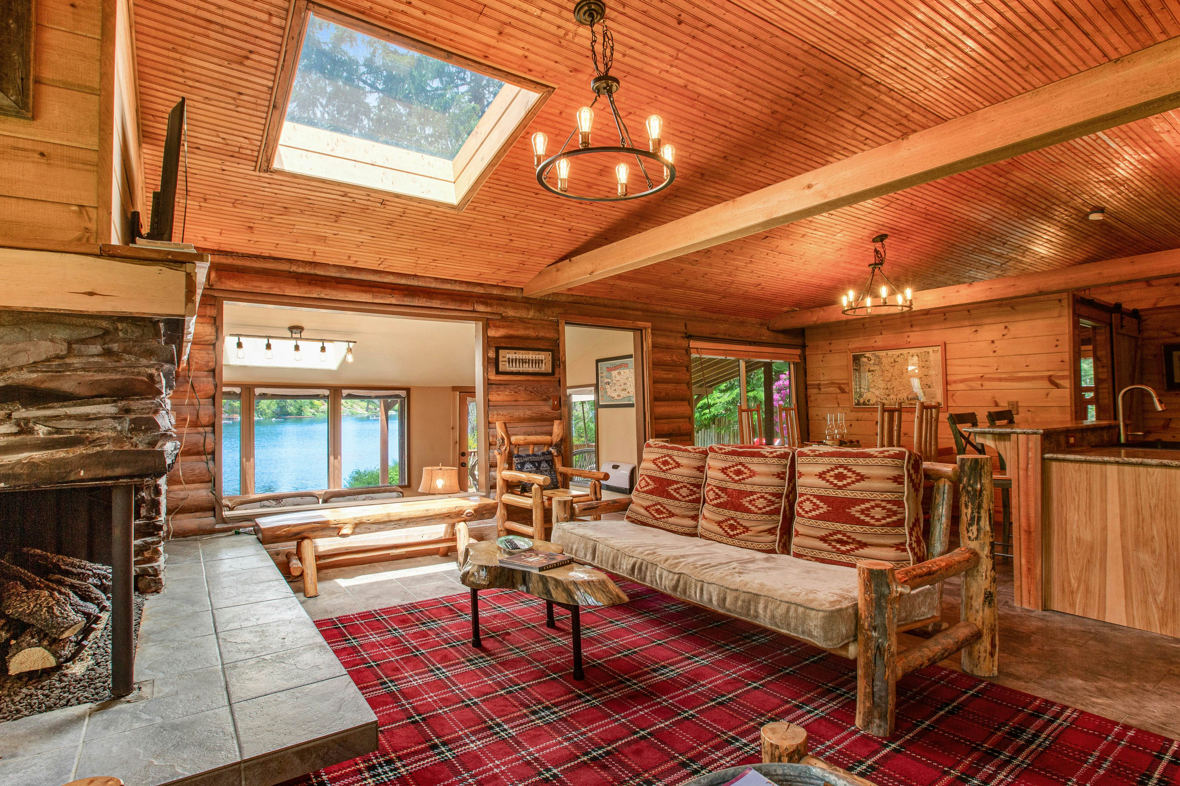 Best Catch Log Cabin 1 BD Belfair, WA Vacation Rental Vacasa