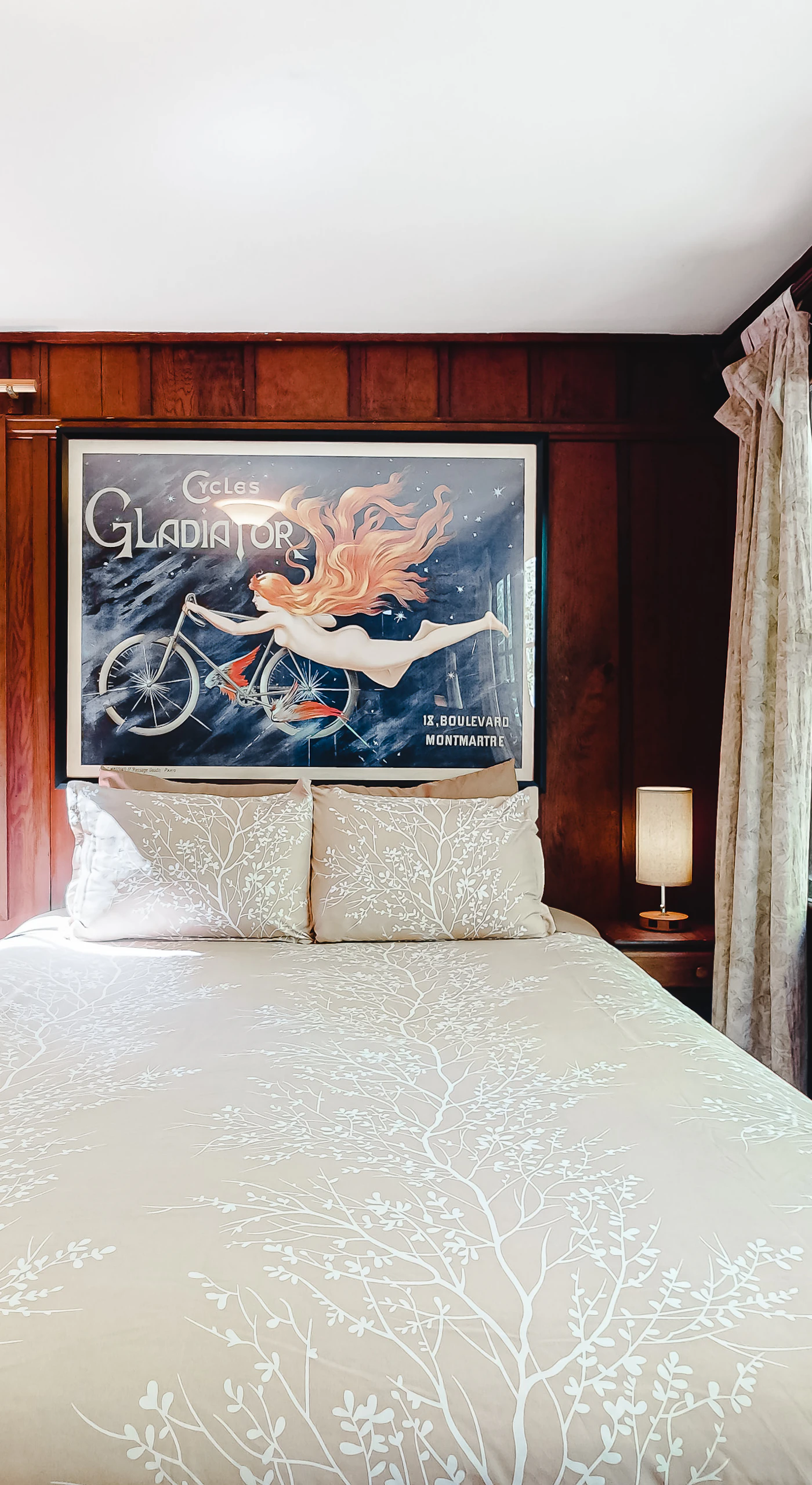 Wake to dappled sunlight filtering through the redwood canopy — your master suite offers tree-framed views from every window and a restful retreat after wine tasting.