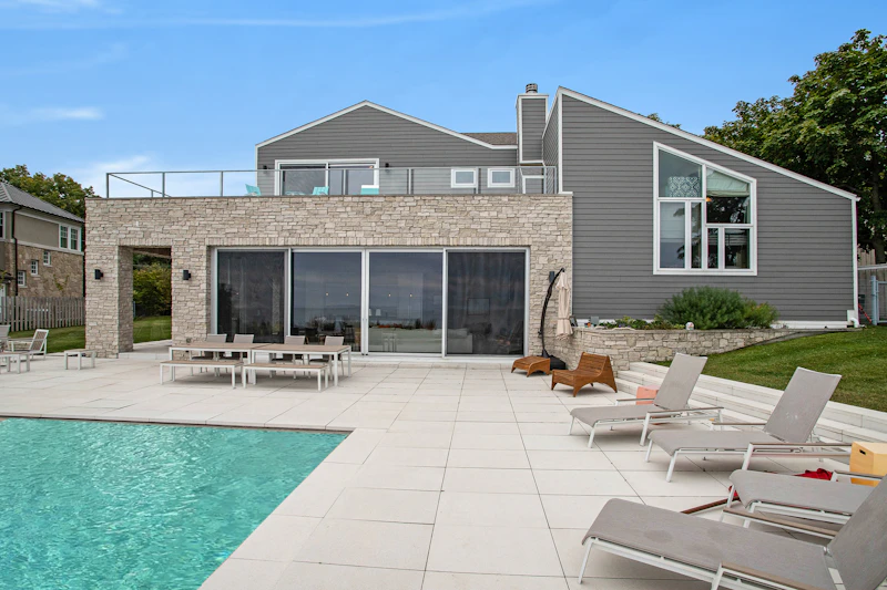 VueStay lakefront home with a private pool in New Buffalo, Michigan