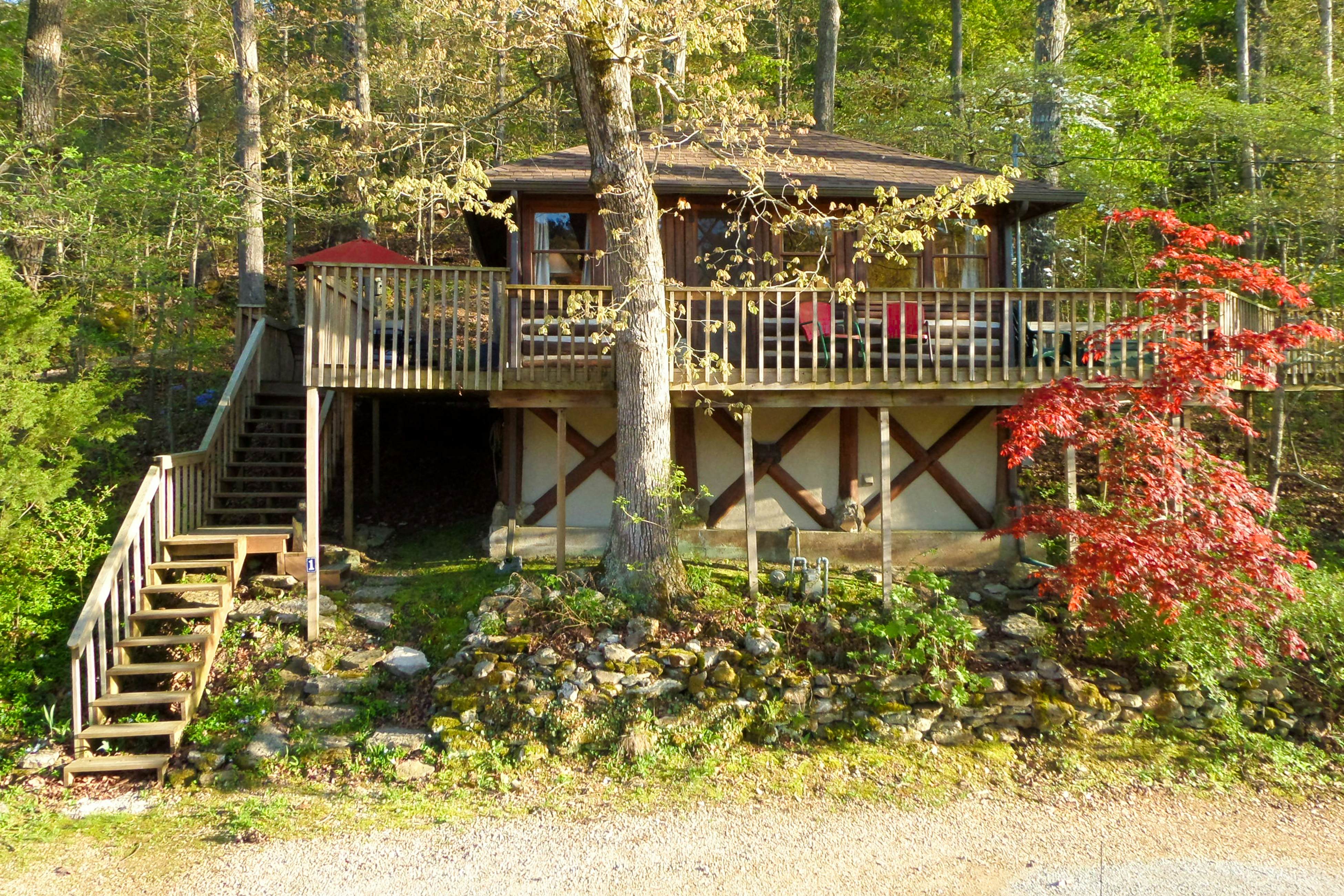 Lake Lucerne Treehouse Cabin 01 1 BD Eureka Springs, AR Vacation Rental Vacasa