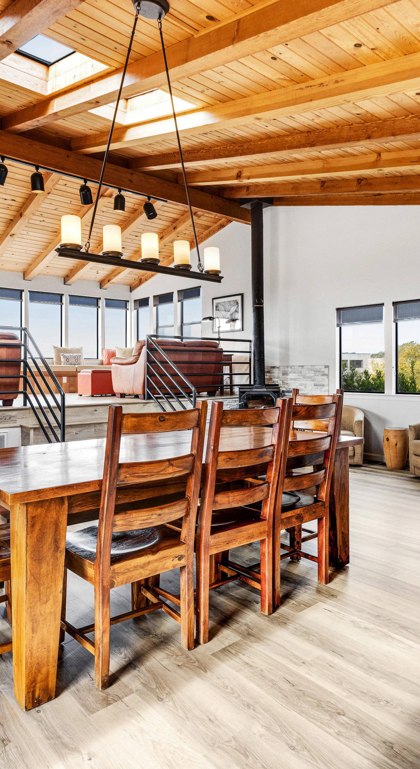 Share delicious meals and laughter at this elegant dining table, where every gathering becomes a cherished memory.