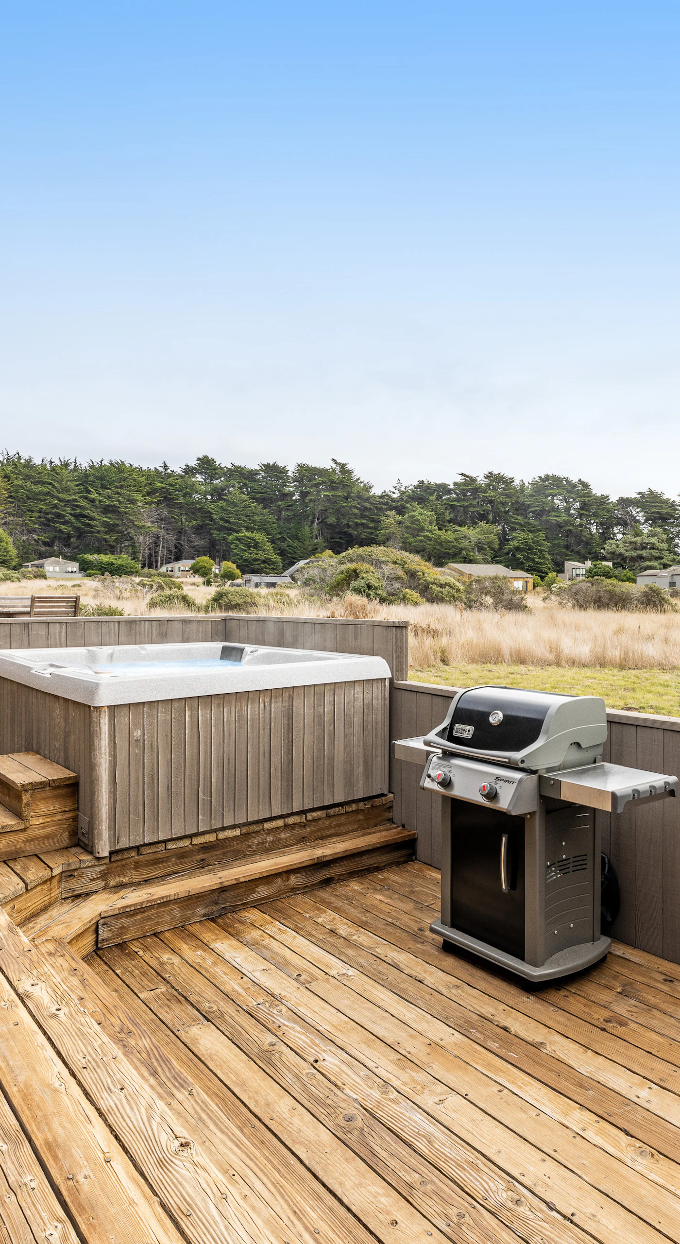 Step onto the expansive deck, where you can grill up a feast and soak in the stunning landscape that surrounds you.