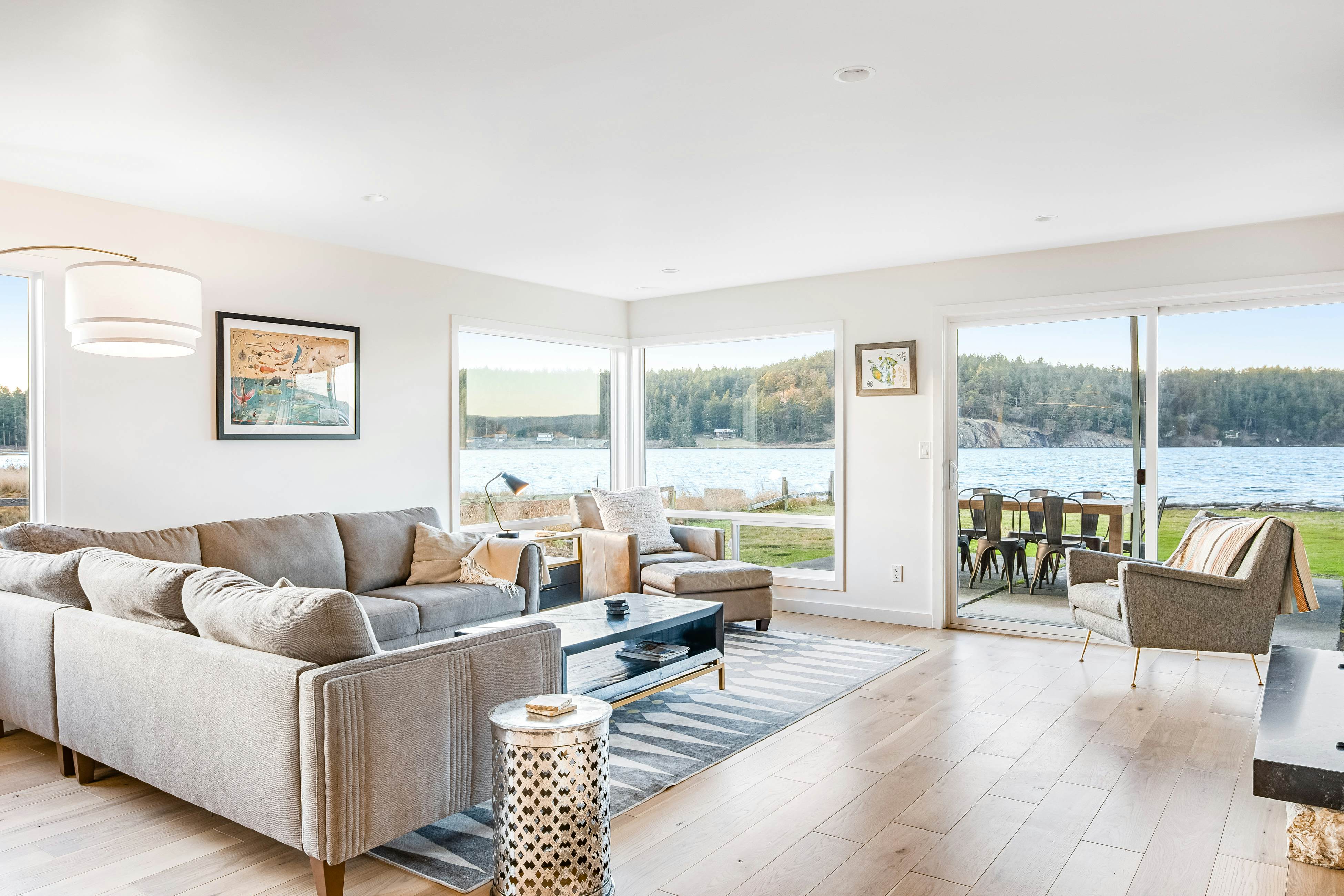 Lopez Island Mud Bay Waterfront home
