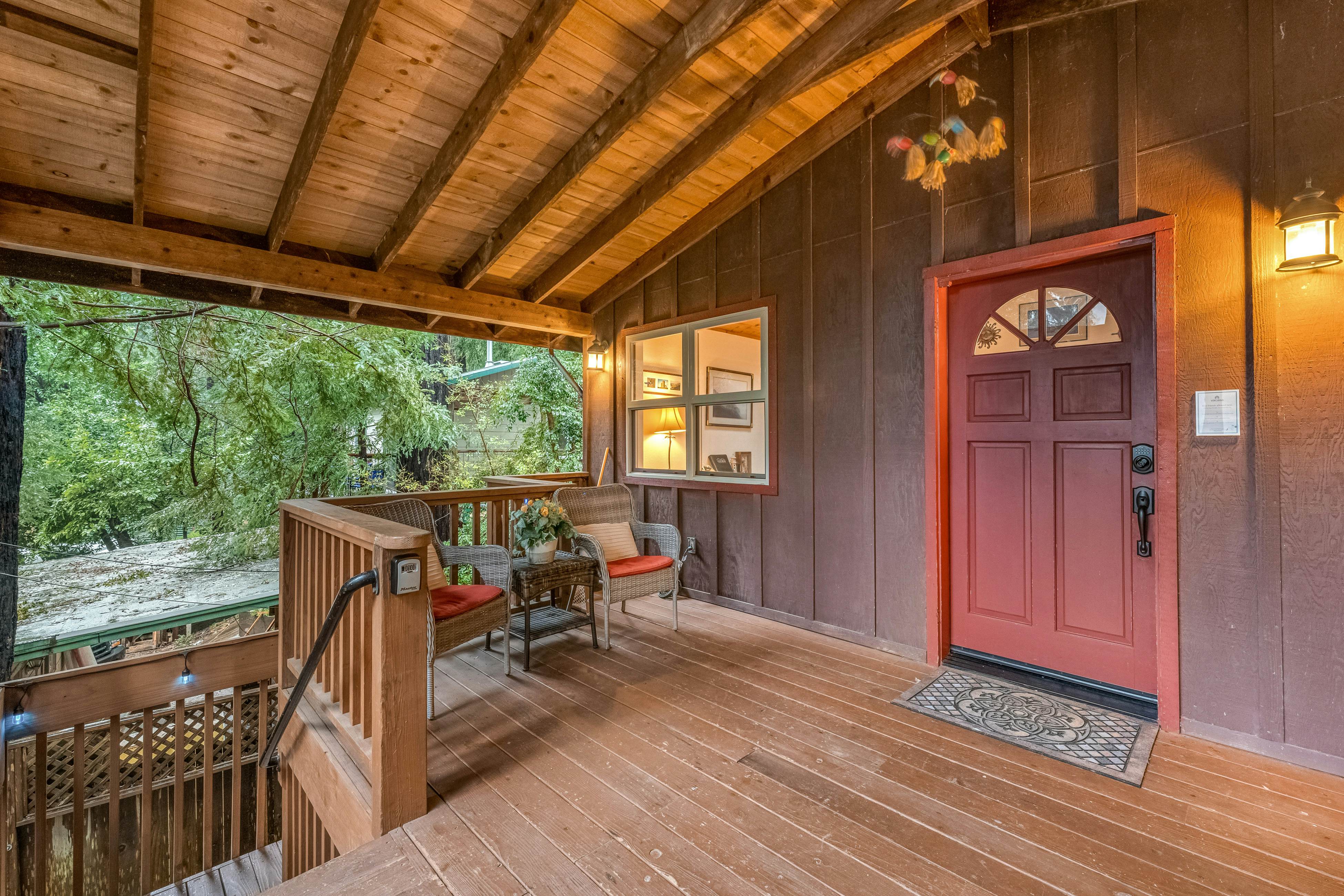Tree Top View Cabin 2 BD Felton, CA Vacation Rental Vacasa