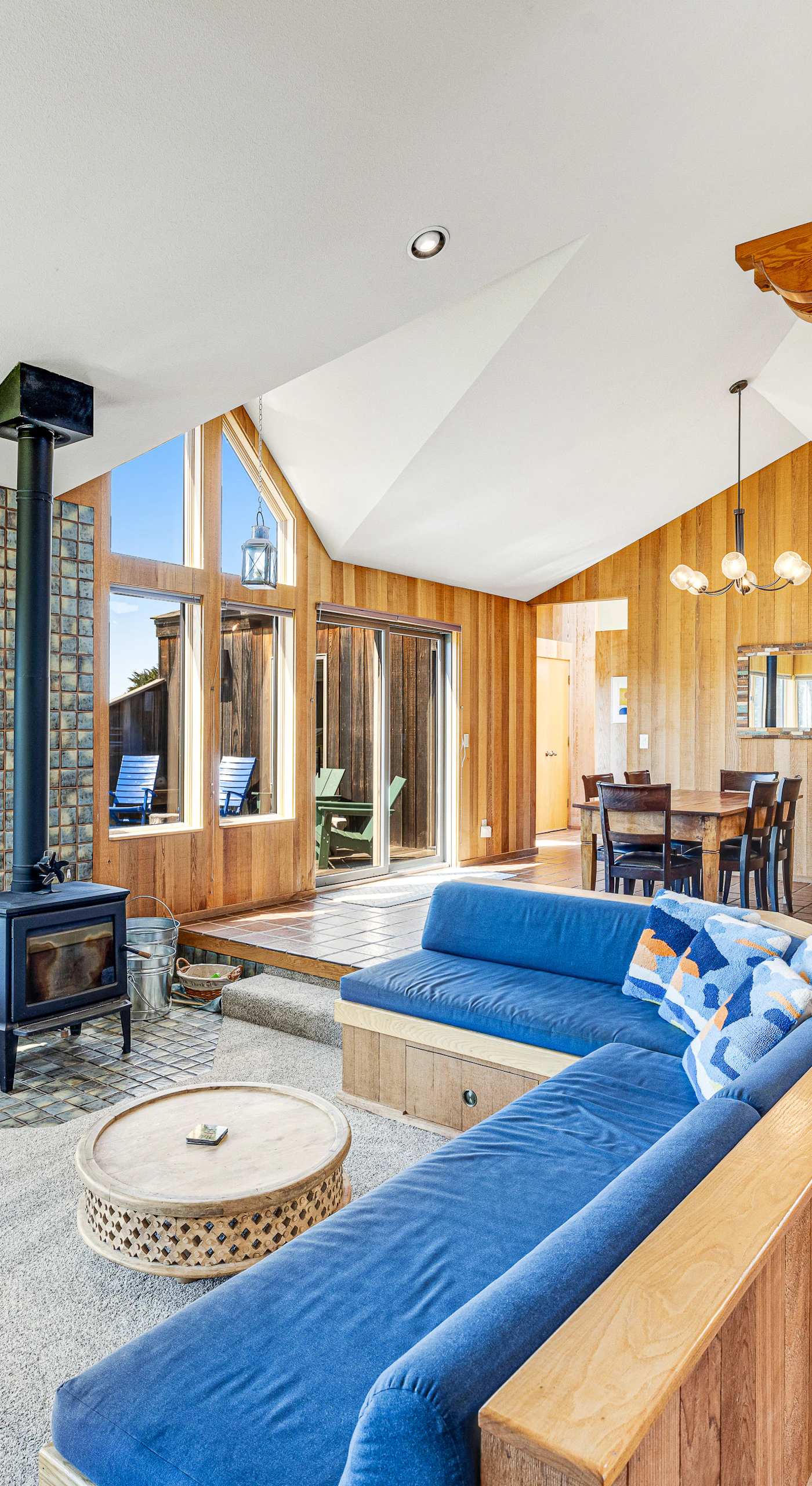 Bask in natural light as you enjoy ocean views from the spacious living area; your serene retreat awaits.