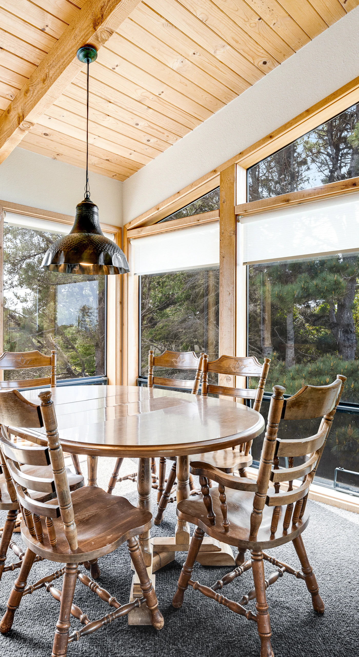 Gather around the dining table where meals become memories, surrounded by the beauty of nature just outside your windows.