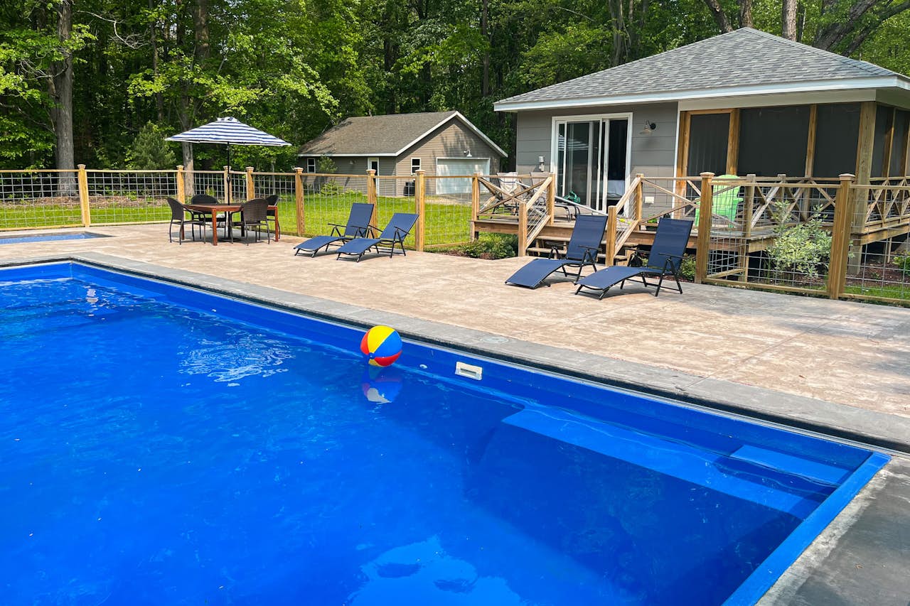 Union Pier Pool House 3 BD Union Pier, MI Vacation Rental Vacasa