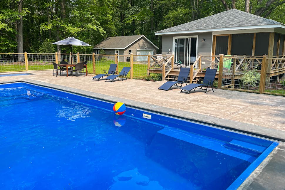 Union Pier Pool House 3 BD Union Pier, MI Vacation Rental Vacasa