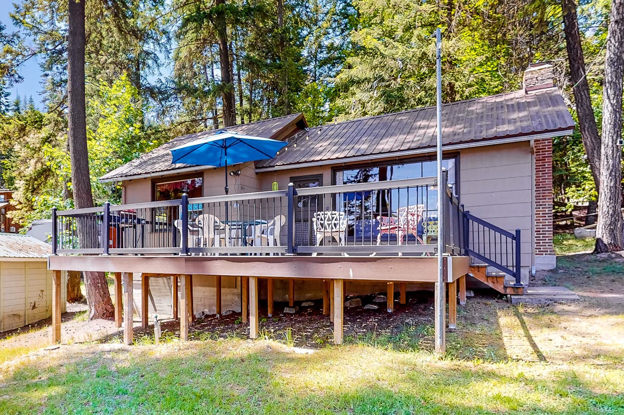 The Cabin on the Lake 2 BD Worley, ID Vacation Rental Vacasa