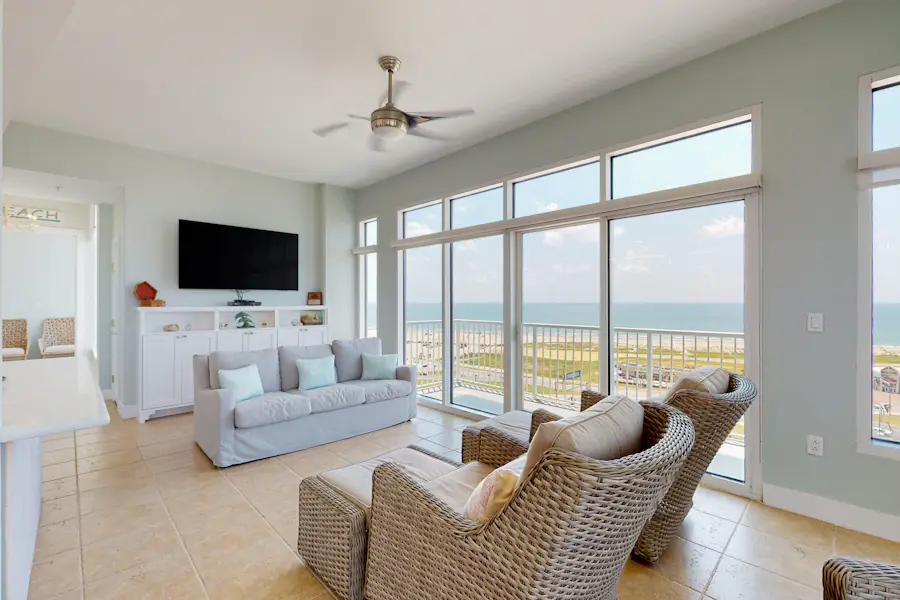 Emerald By the Sea 1214 Sea for Miles 2 BD Galveston, TX Vacation
