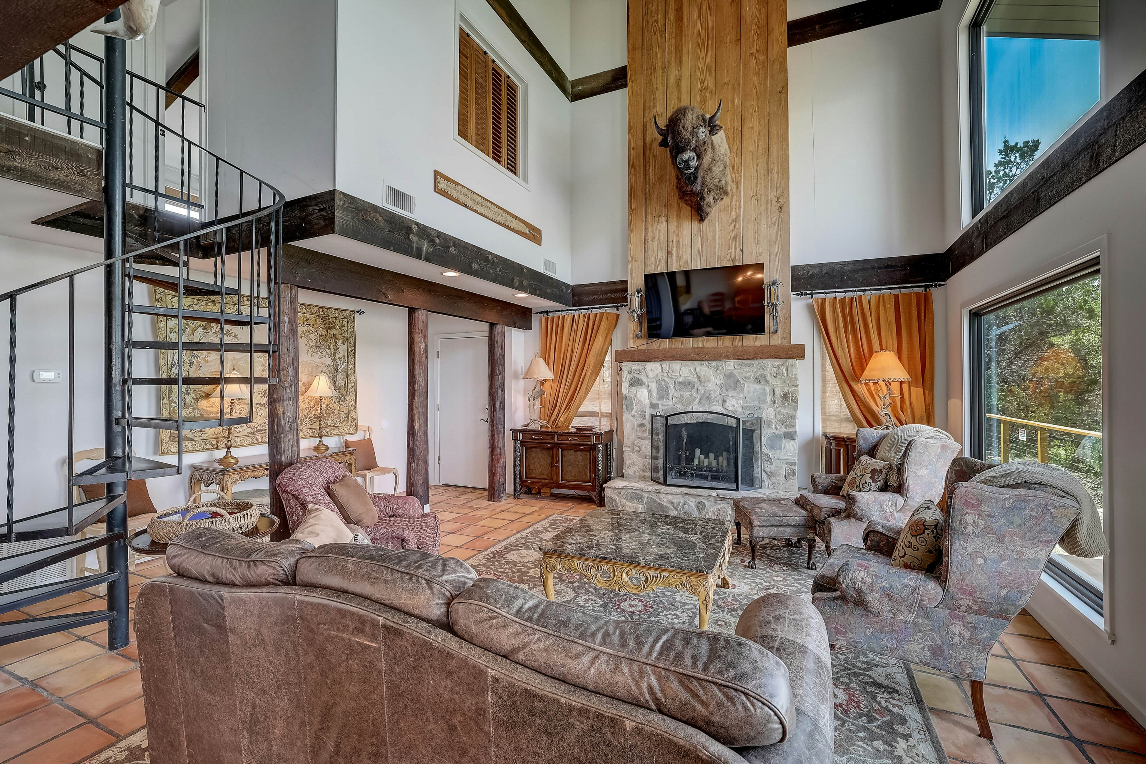 Perched Above the River