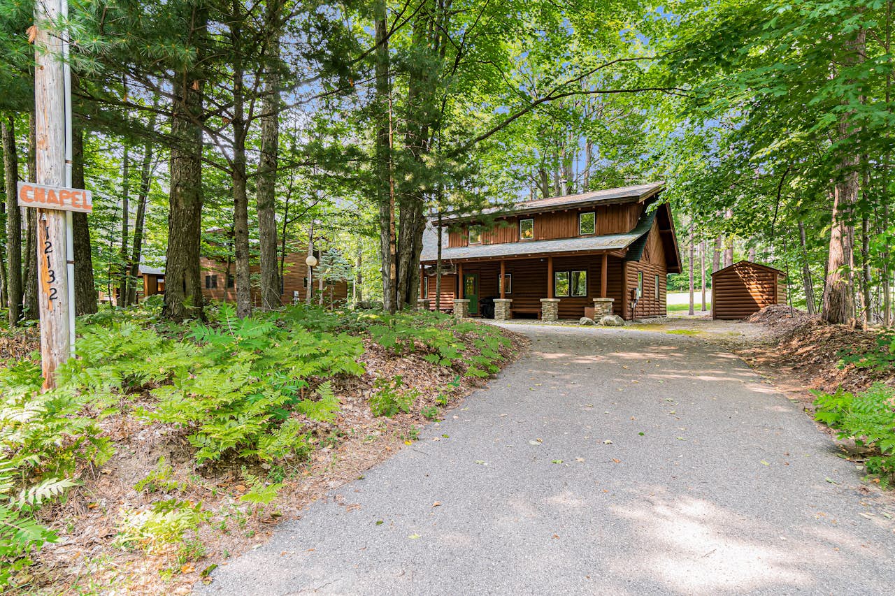 The Log Cabin 3 BD Thompsonville, MI Vacation Rental Vacasa