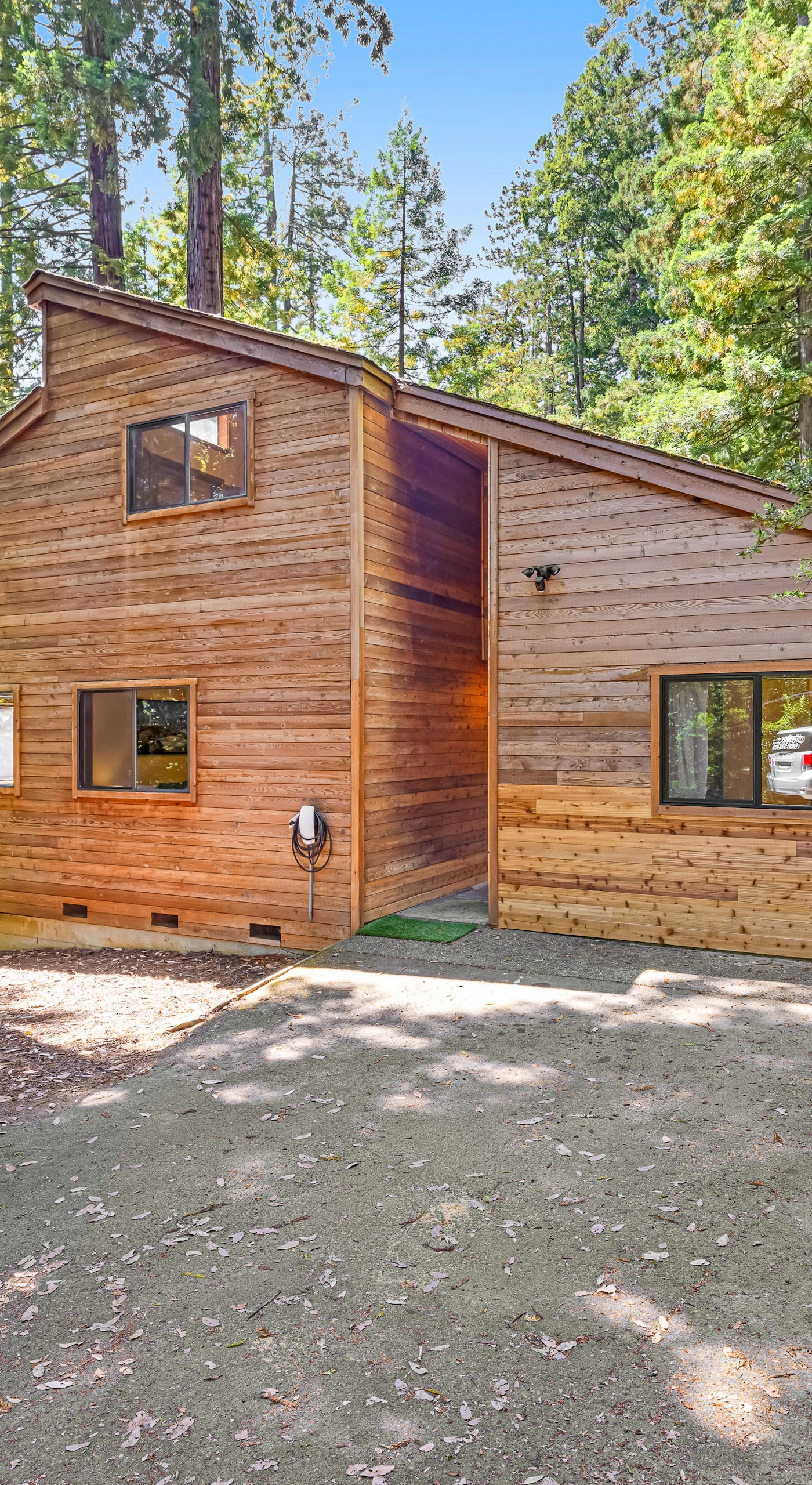 Nestled among the redwoods, Sequoia Sunset welcomes you with its charming wood exterior, inviting you to explore the beauty that surrounds.