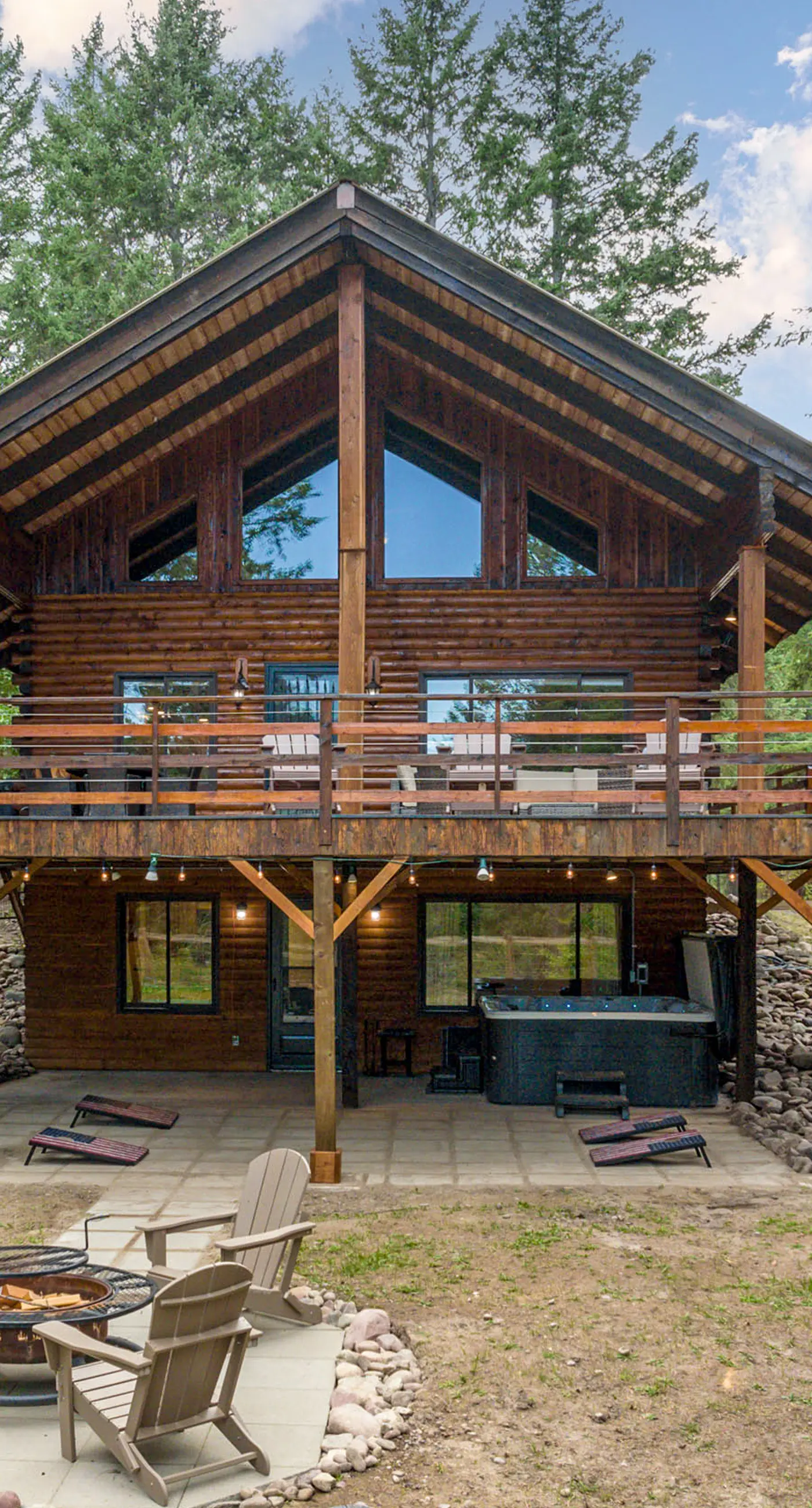 Reic Rentals Bigfork Log Cabin Lookout | 2 BD Bigfork, MT Vacation Rental | Vacasa
